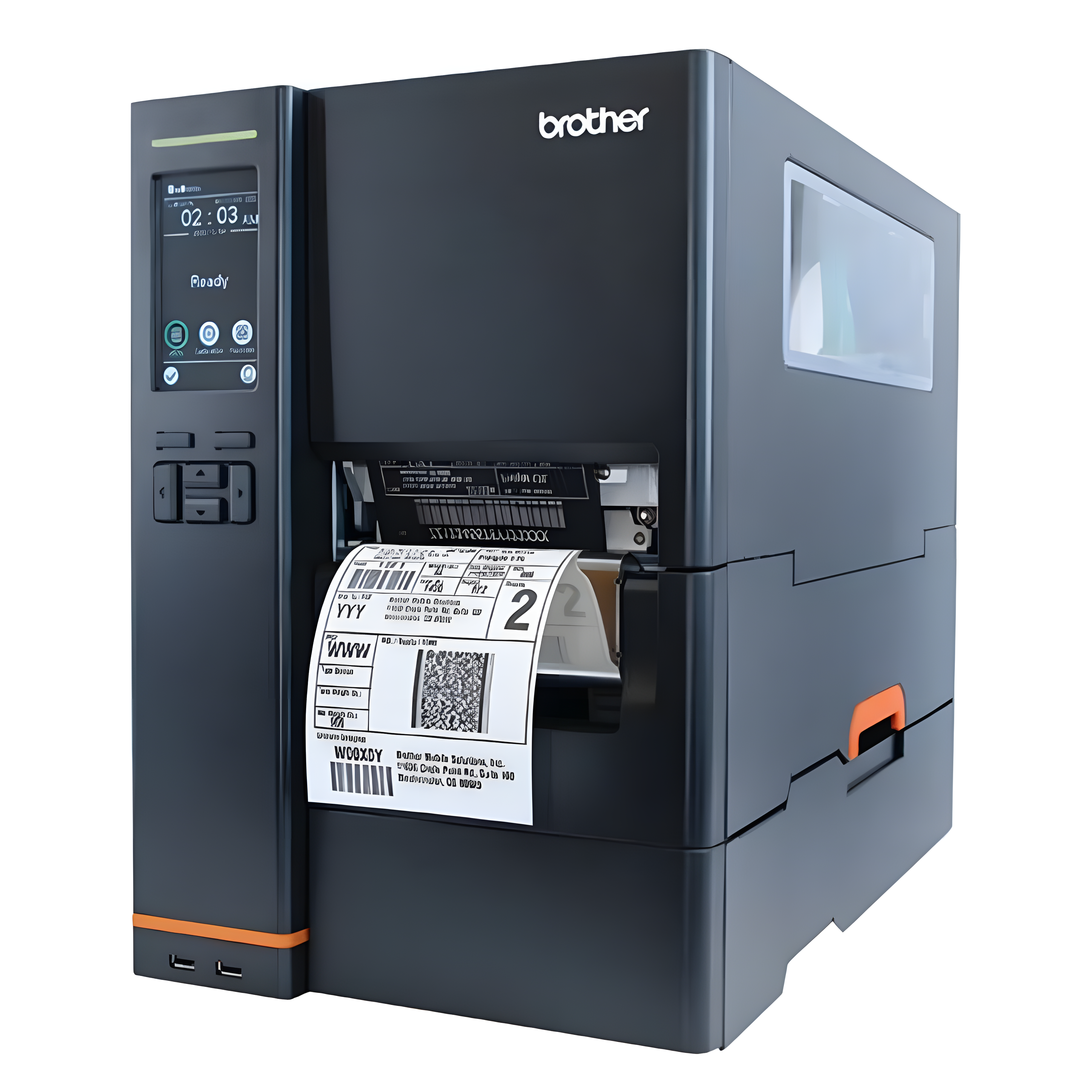 Brother Mobile Titan 4522TN Industrial Printer [203dpi, Rewind] TJ4522TN