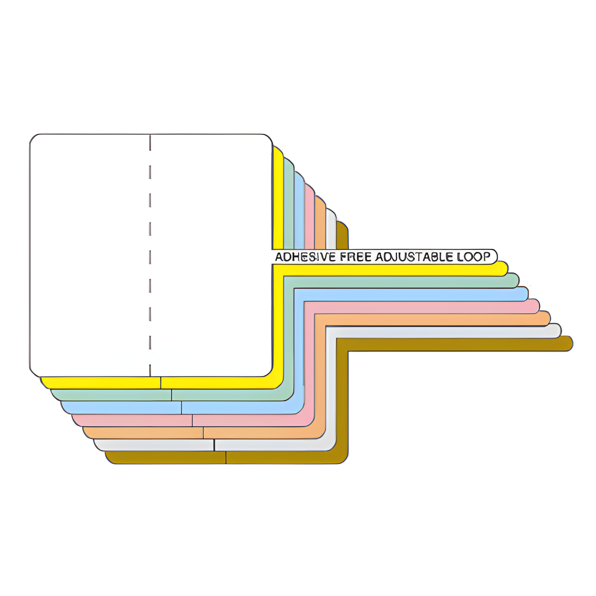 Arch Crown 1.25 x 2.56 Rat-Tail Tag TT364-POLY-LAM-3
