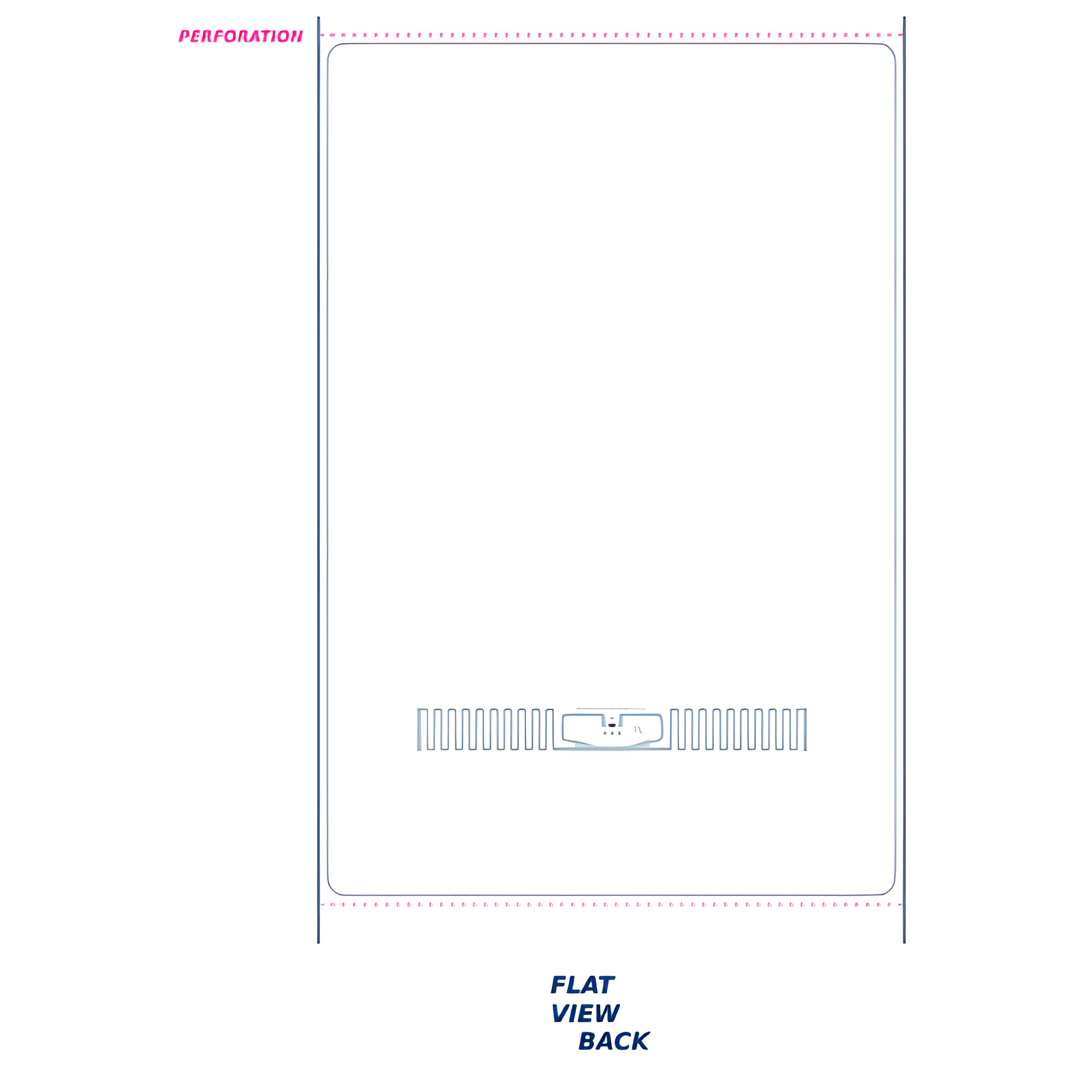 BarcodeFactory 4 x 6 EOS-430 M730 RFID Label [ARC Approved] TT46-P-RFID-EOS430-BAR