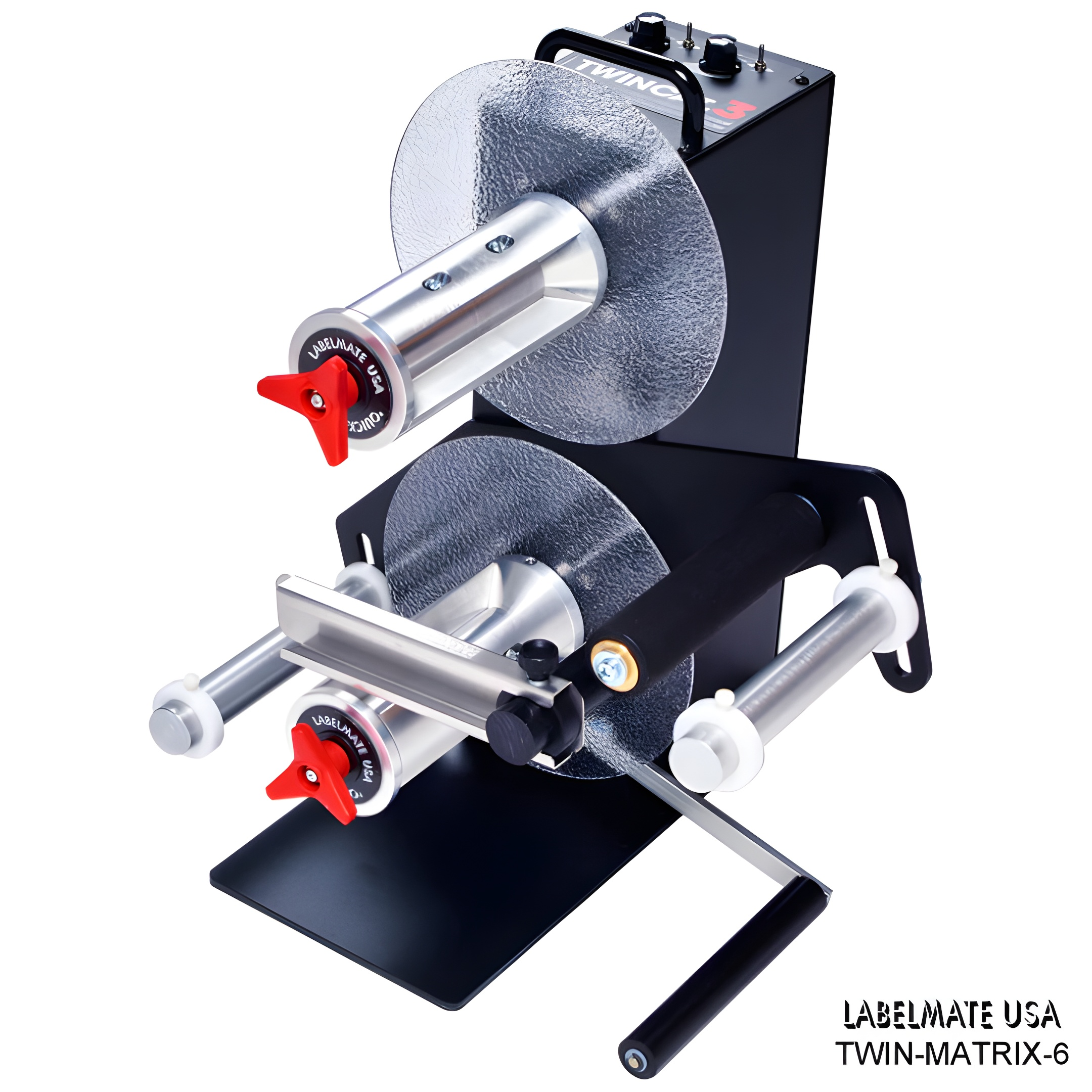 Labelmate TWIN-MATRIX-6 In-Line Matrix Removal Rewinder [Media up to 6.5" wide] TWIN-MATRIX-6