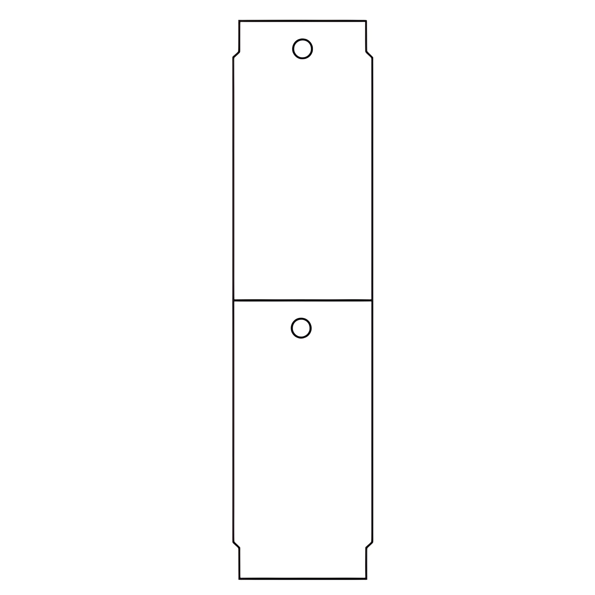 Sato 2.125x1 w/ 1/8 Hole Hang Tag TX20212