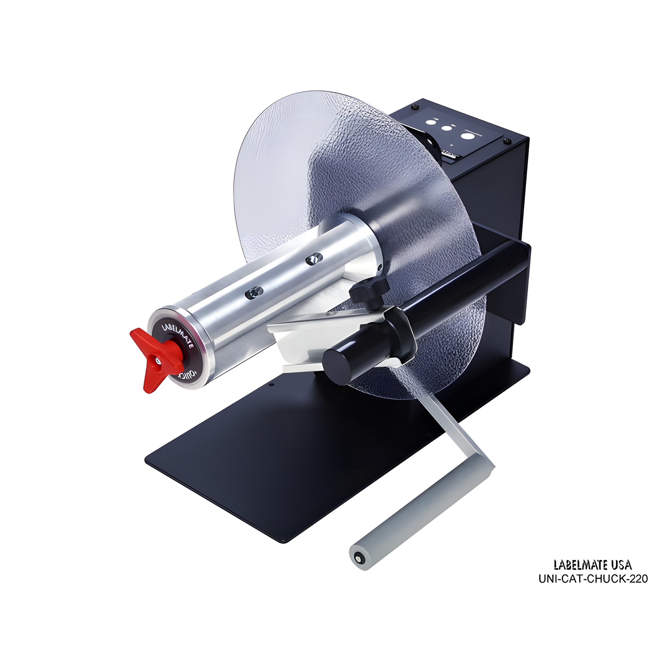 Labelmate UNI-CAT-CHUCK-220 Universal “Smart” Rewinder/Unwinder [8.5"] UNI-CAT-CHUCK-220