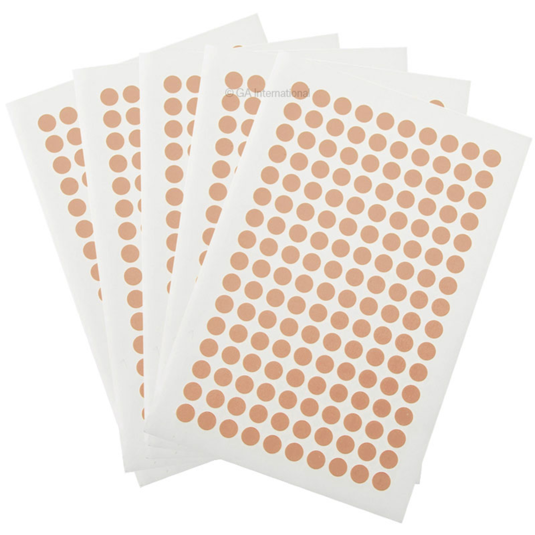 LabTAG 0.28" Circle Deep Freeze Labels [Beige] WRPLT-BE