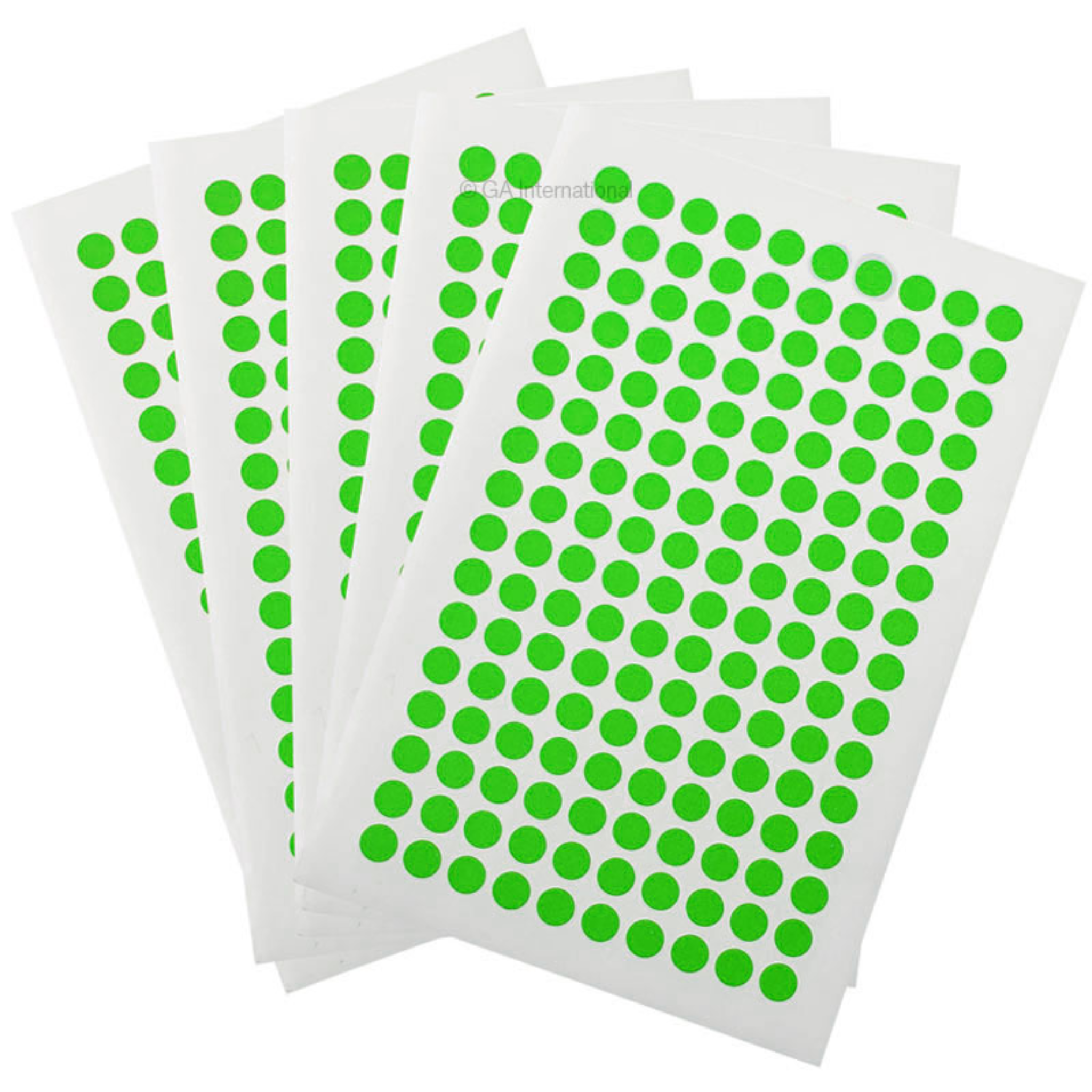 LabTAG 0.28" Circle Deep Freeze Labels [Green Apple] WRPLT-GA