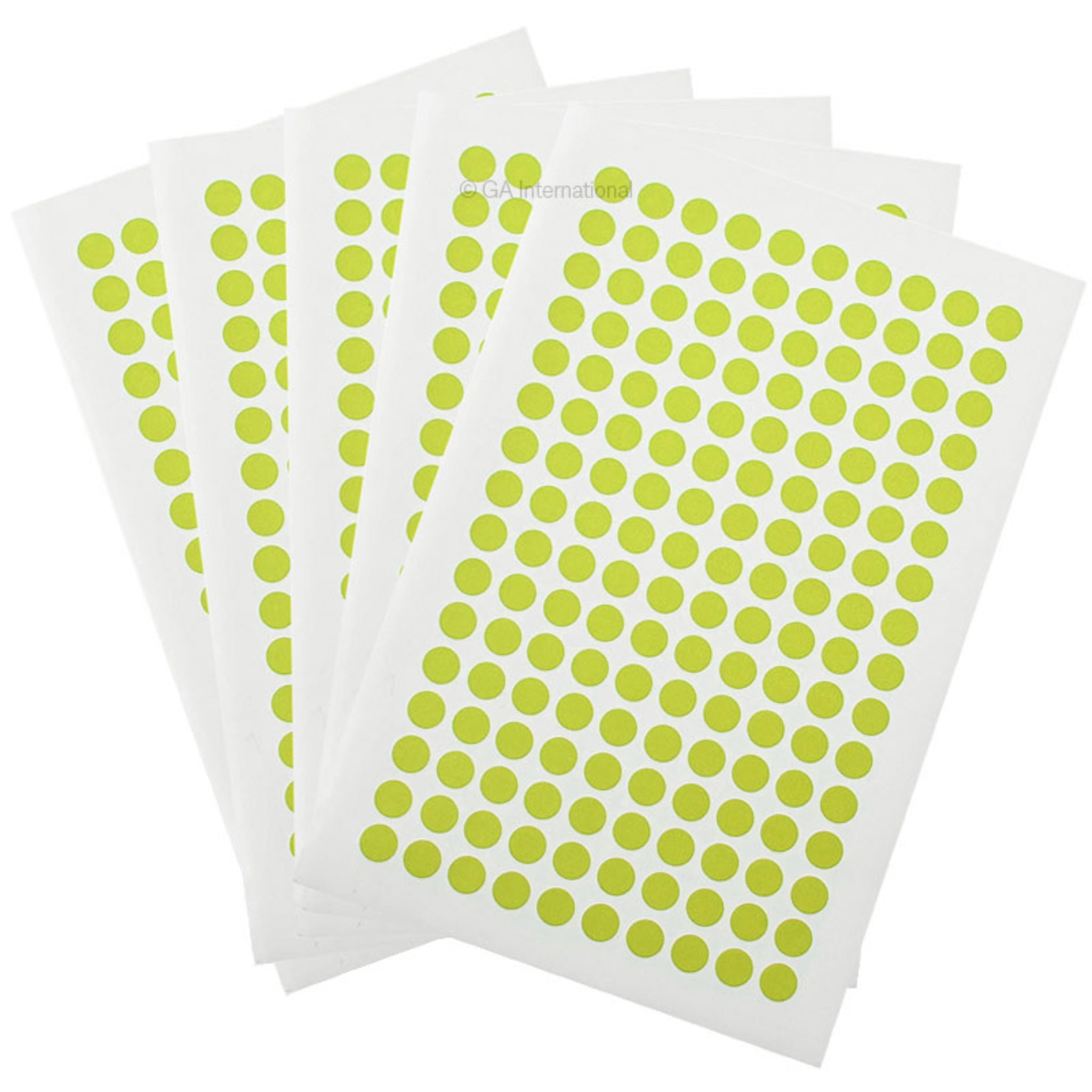 LabTAG 0.28" Circle Deep Freeze Labels [Lemon] WRPLT-LE