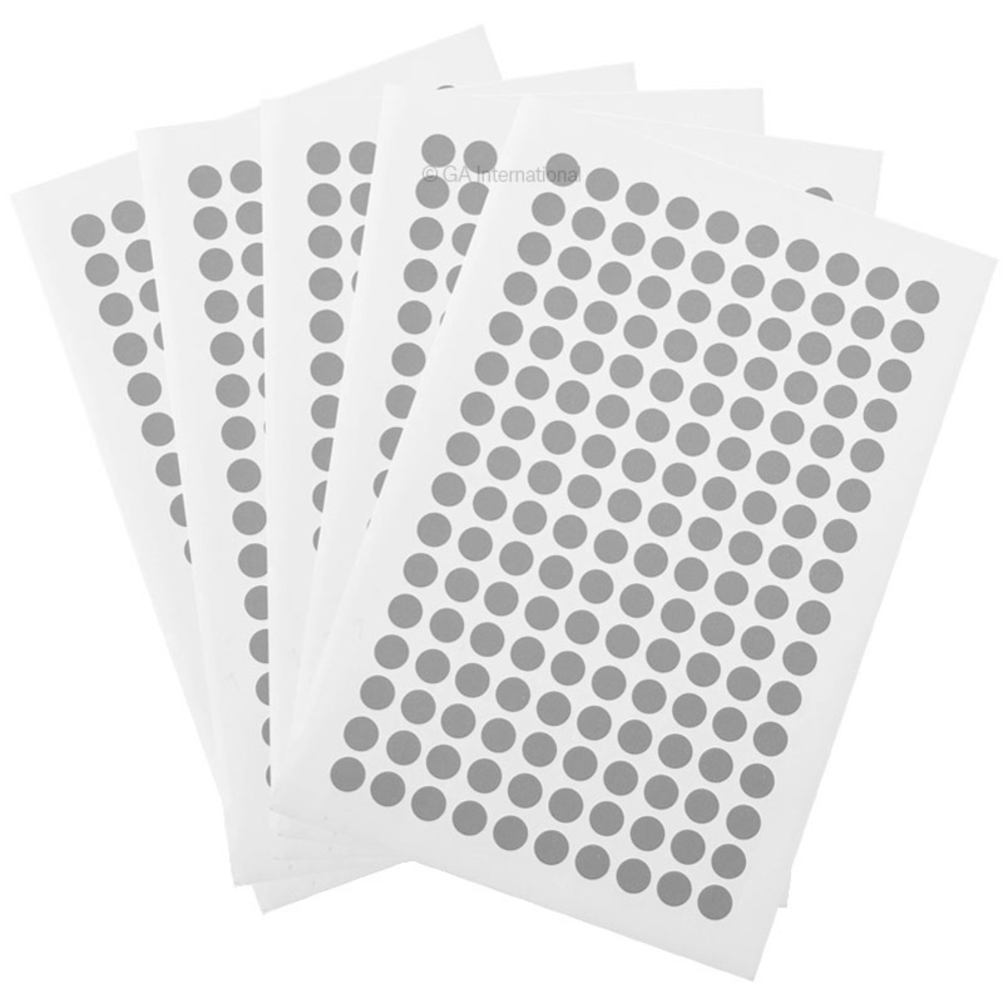 LabTAG 0.28" Circle Deep Freeze Labels [Silver] WRPLT-SI