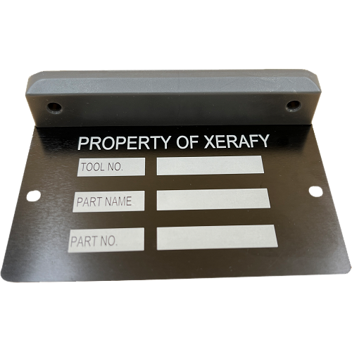 Xerafy XPLATE Aluminum RFID Tags [US Frequency] X8001-US100-M750