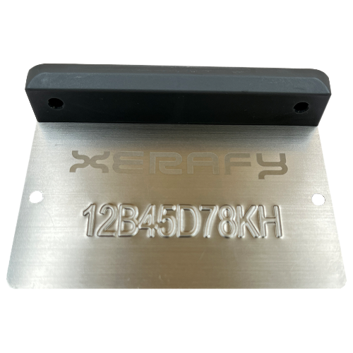 Xerafy XPLATE Stainless Steel RFID Tags [EU Frequency] X8002-EU100-M750