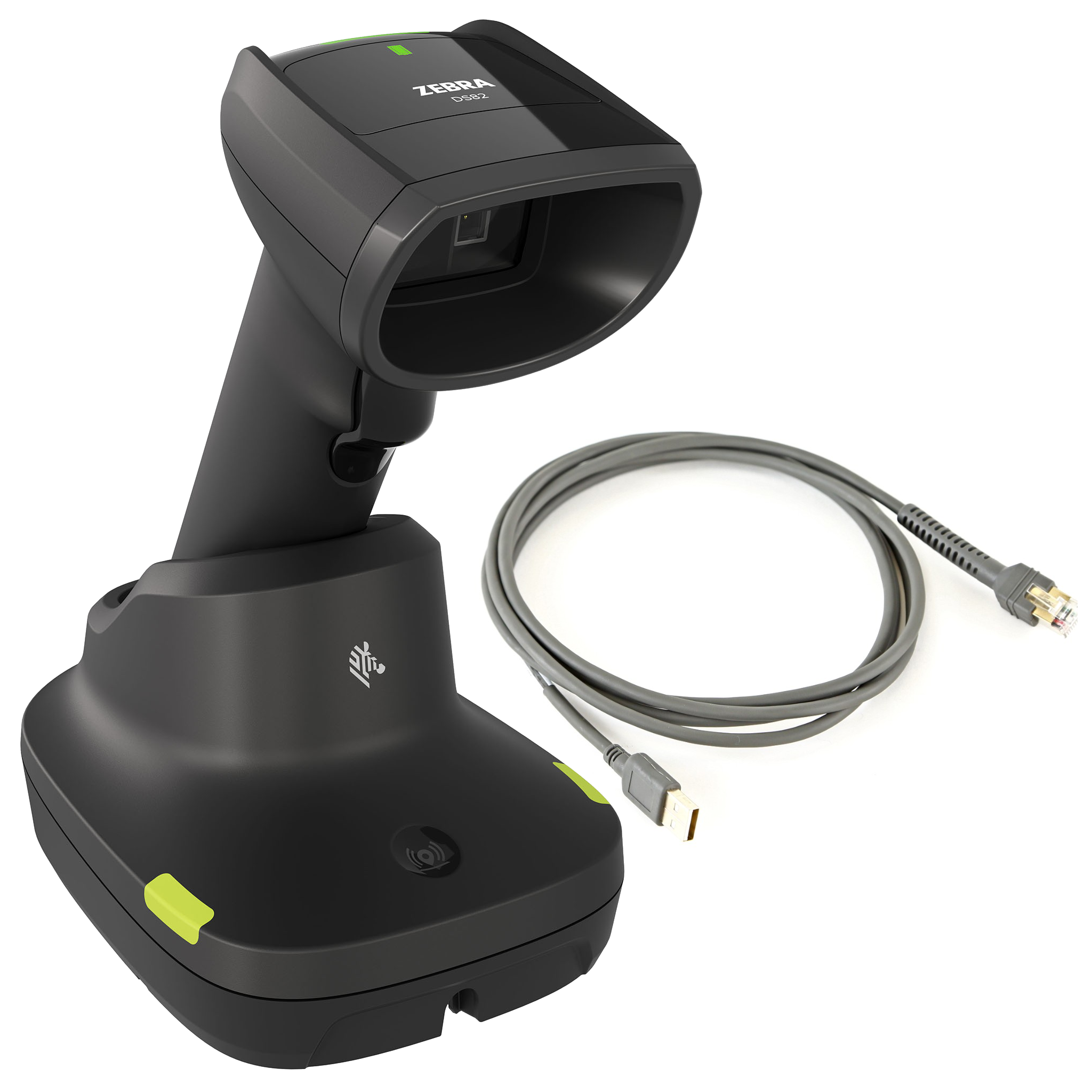 Zebra DS8288 Handheld Scanner [Standard Range, Cordless, Cradle, USB Cable] DS8288-SR4U2104PVW