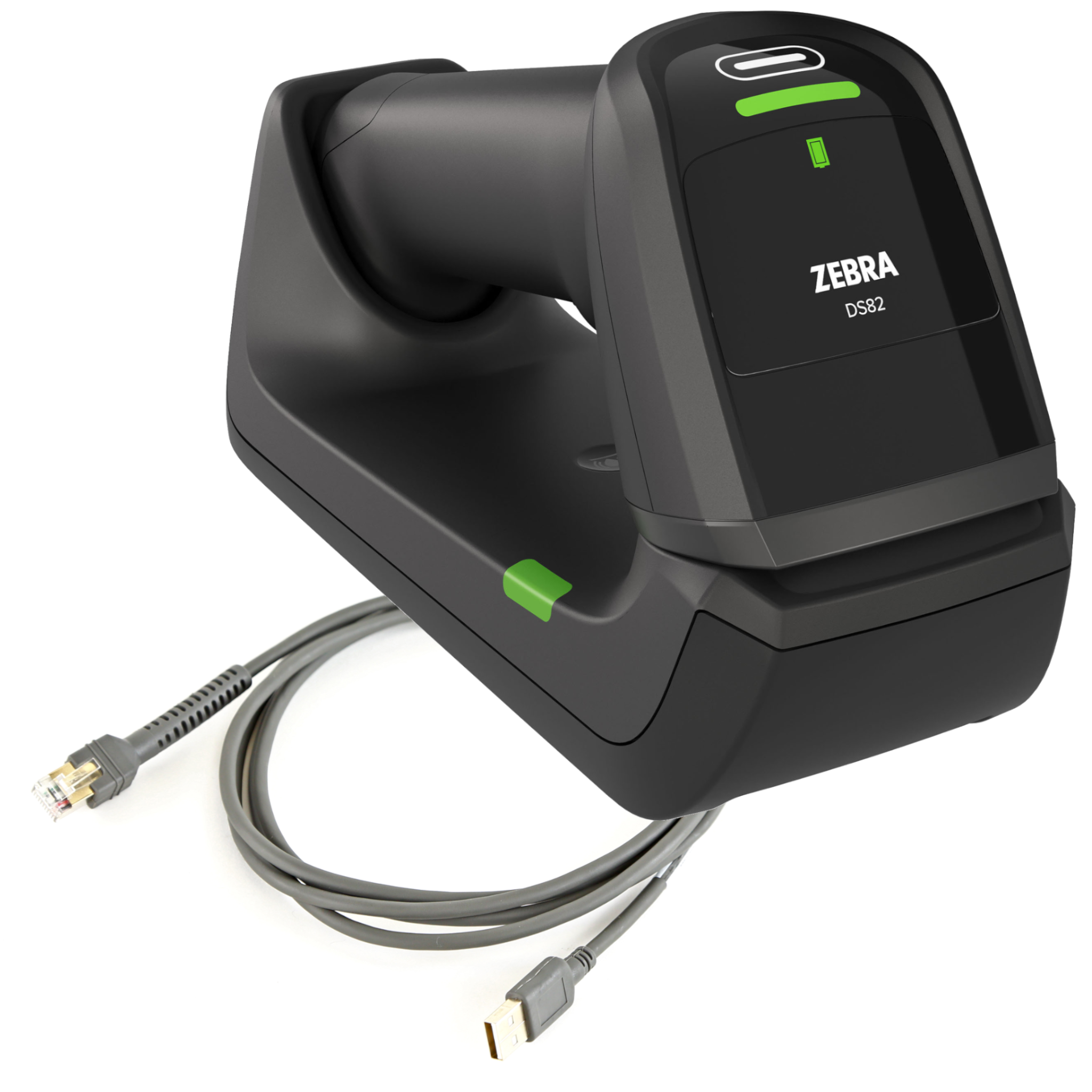 Zebra DS8288 Handheld Scanner [Standard Range, Cordless, Cradle, USB Cable] DS8288-SR4U2104SVW