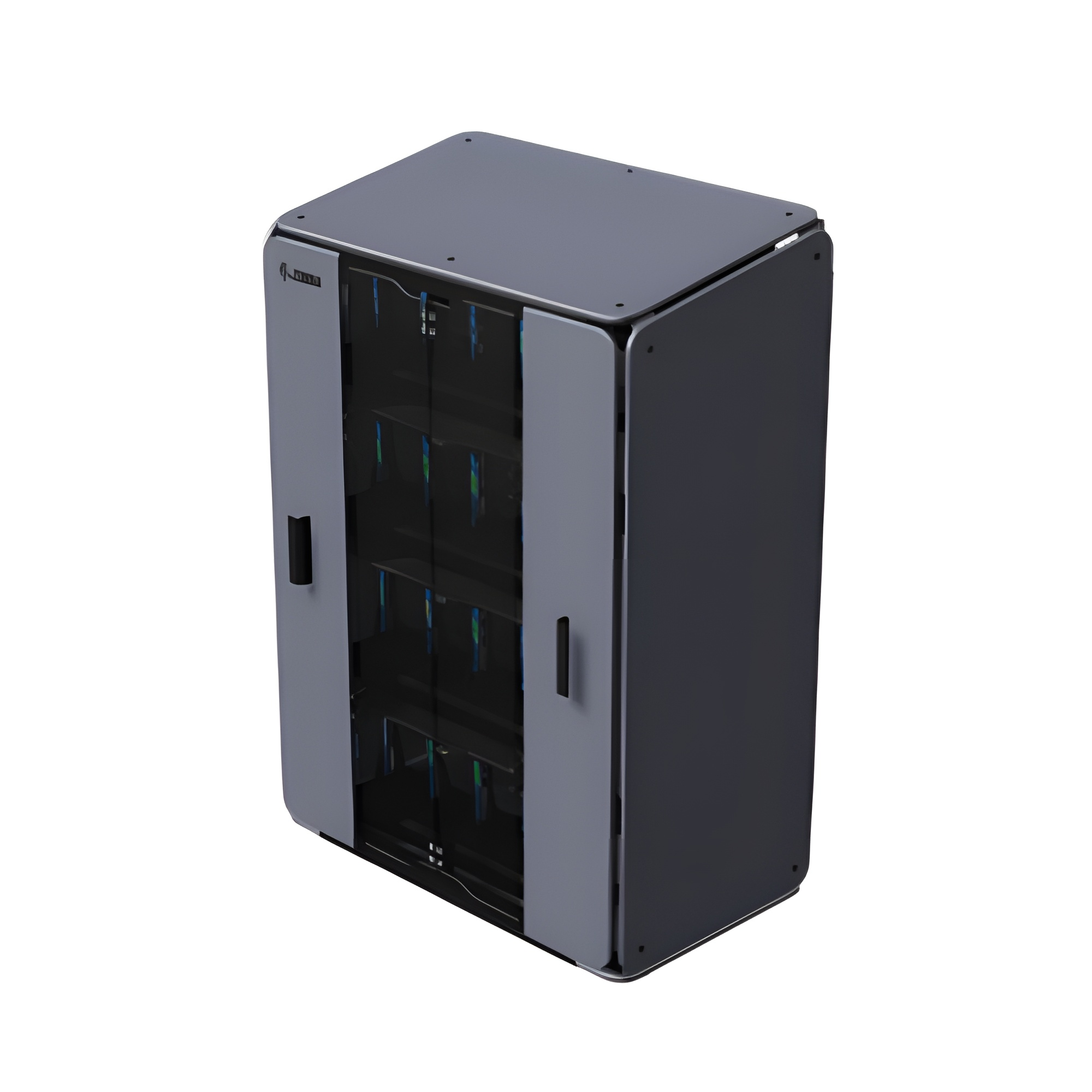 Zebra Small 2 Shelf Intelligent Cabinet (Flat Pack) CS-CAB-2-FLTPK-B-N