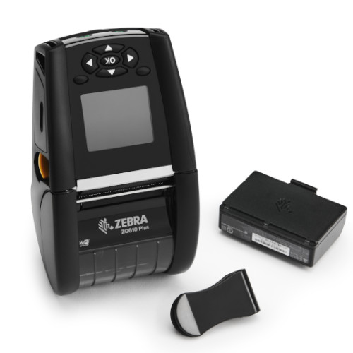 Zebra ZQ610 Plus DT Printer [203dpi, Battery, Linerless Platen] ZQ61-AUFB004-00