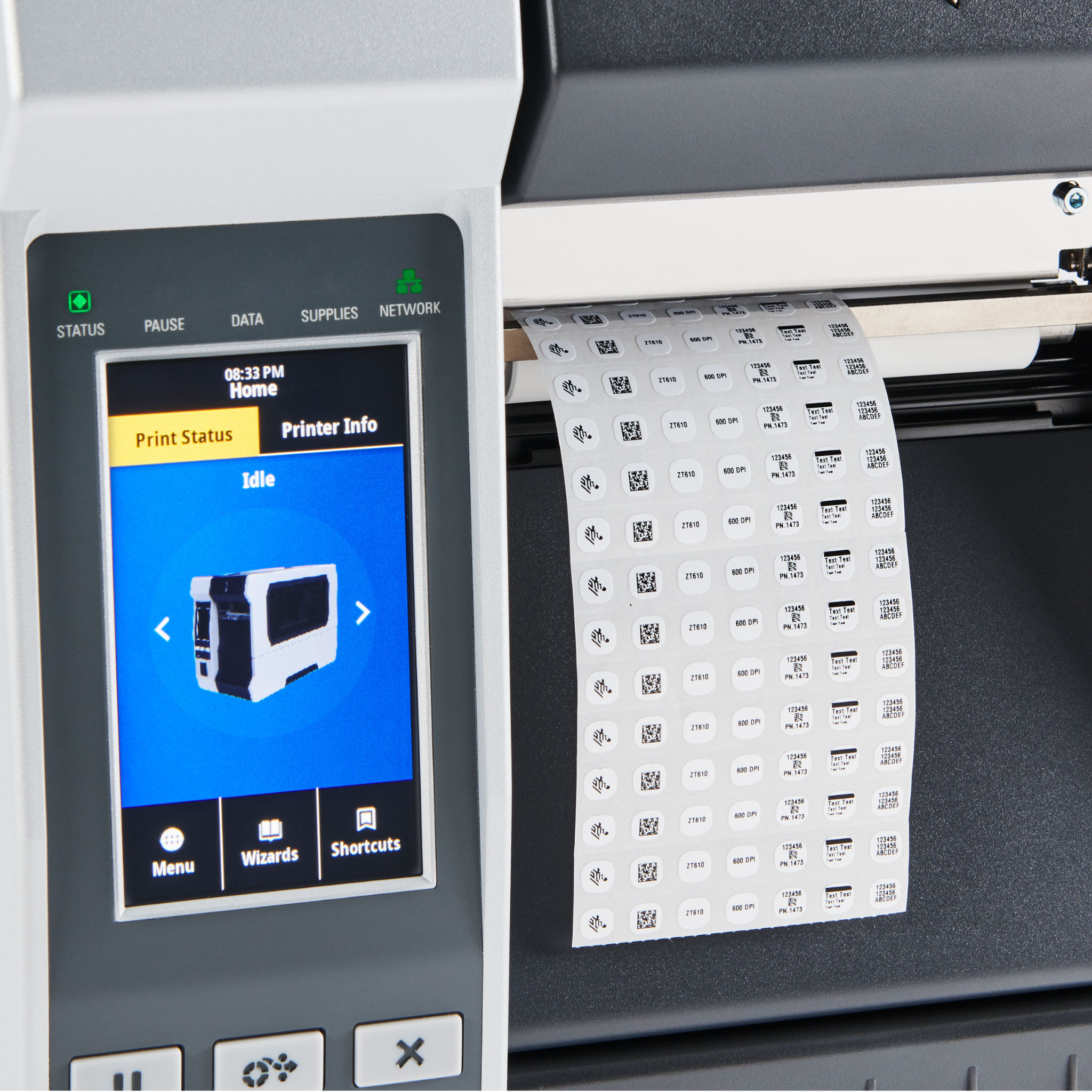 Zebra ZT610 Micro Label Printer [600dpi, Ethernet, Internal Rewind] ZT61A46-T210100Z