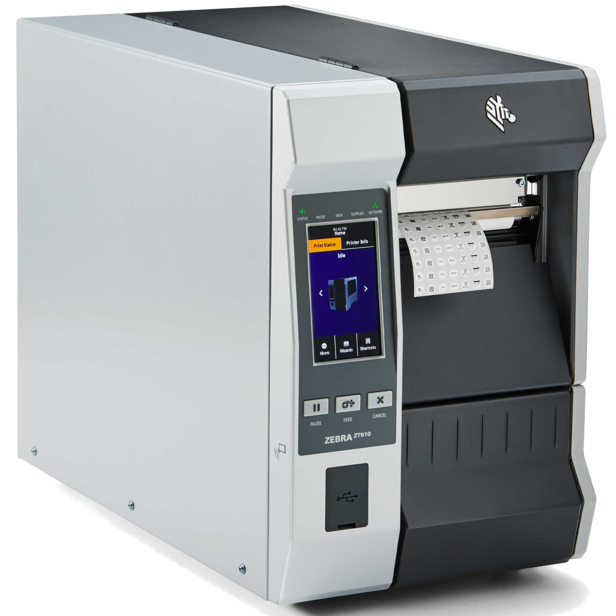 Zebra ZT610 Micro Label Printer [600dpi, Ethernet, Internal Rewind] ZT61A46-T210100Z