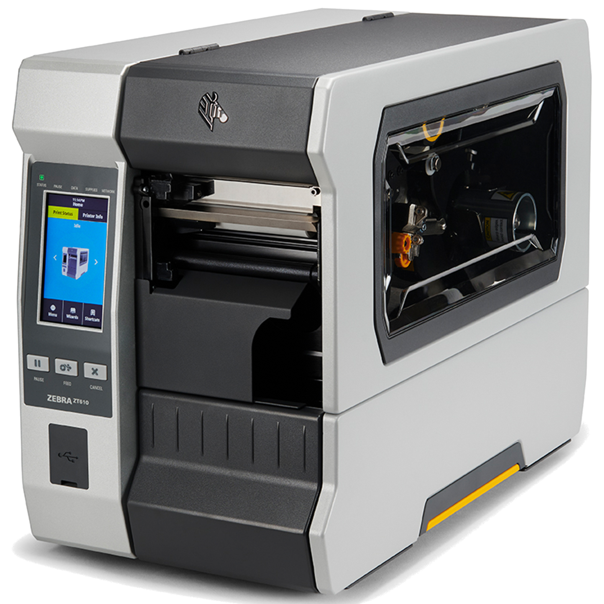 Zebra ZT610 Micro Label Printer [600dpi, Ethernet, Tear Bar] ZT61A46-T010100Z