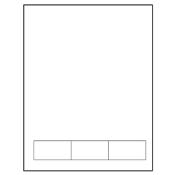 BarcodeFactory 2.5625 x 1 Integrated Laser Sheet RI-25625-1-3