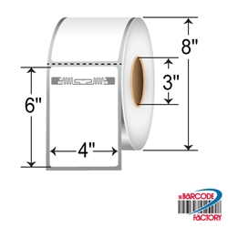 BarcodeFactory 4x6 RFID Label RFT-4-6-ALN9840-800-3