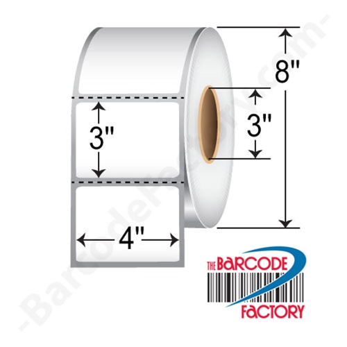 TSC 4x3  Inkjet Label [Perforated] 33-P400300-10CG