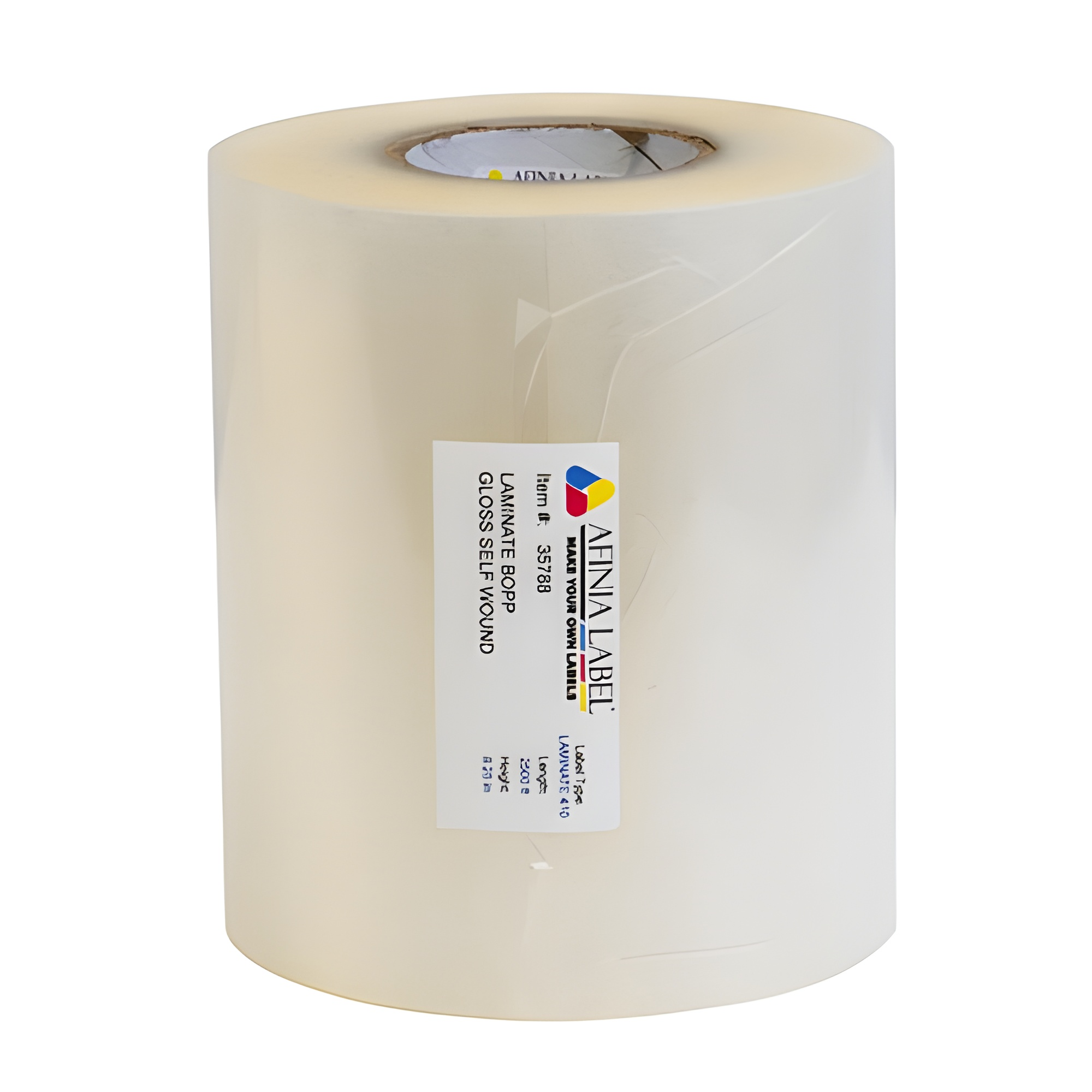 Afinia Label 8.5x2500' High Gloss BOPP Label [Non-Perforated, Wound-In] 35788