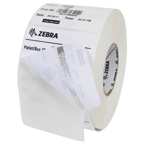 Zebra 4 x 6 Thermal Transfer RFID Label 10026627