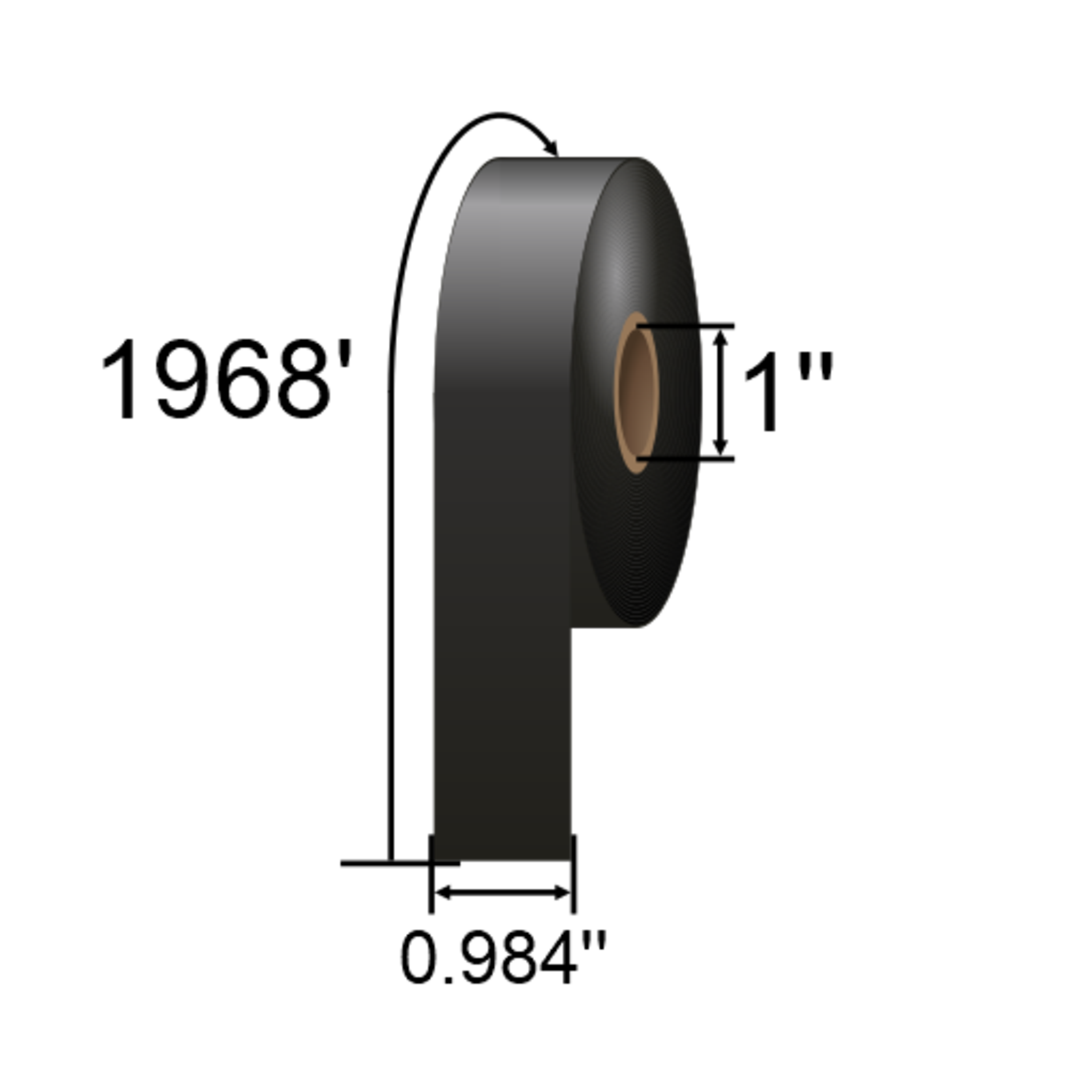 ARMOR-IIMAK 0.98in x 1968ft Wax/Resin Ribbon T76355IO