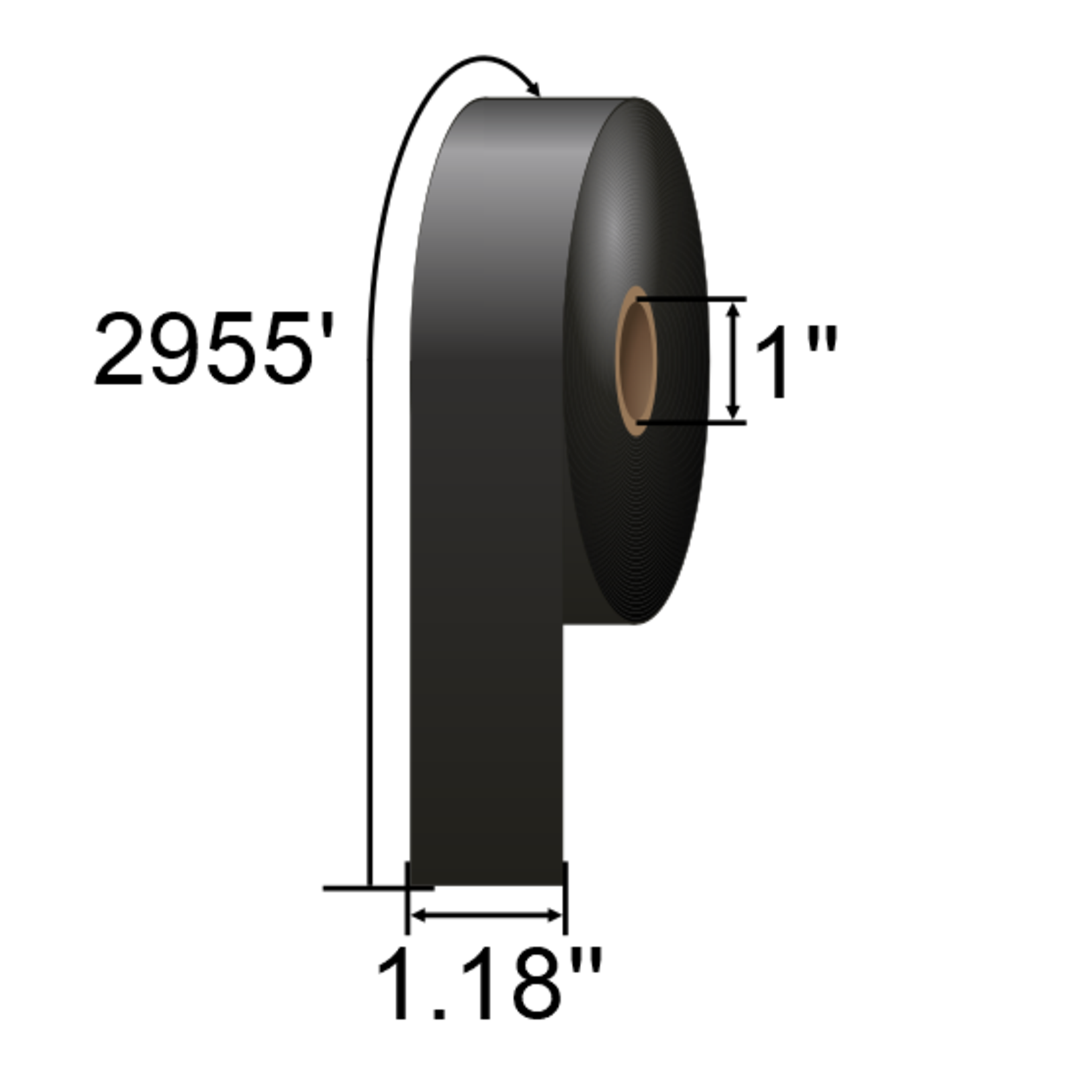 DNP 1.18in x 2953ft Wax Resin Ribbon 18107627