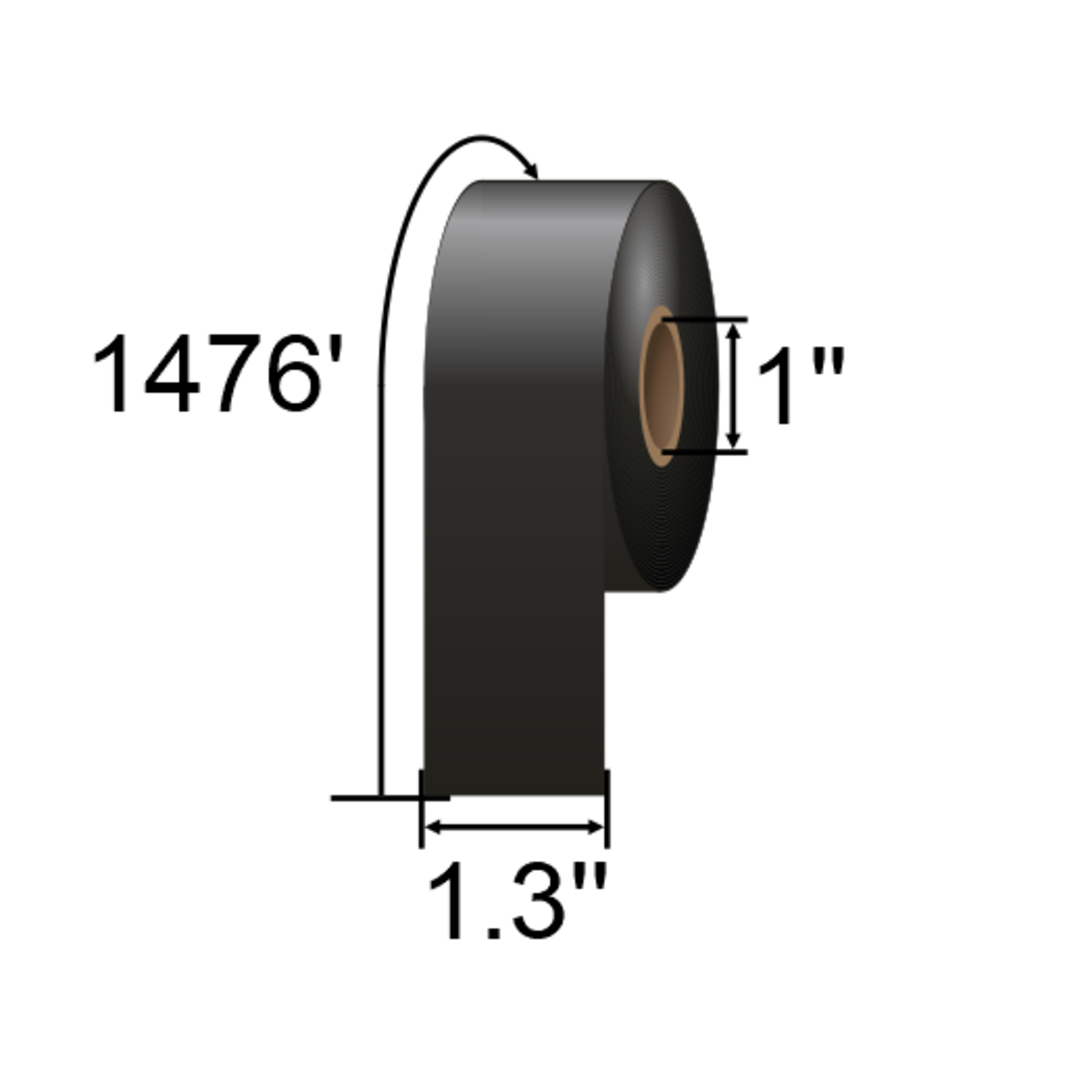 DNP 1.3in x 1476ft Wax Resin Ribbon 18107616