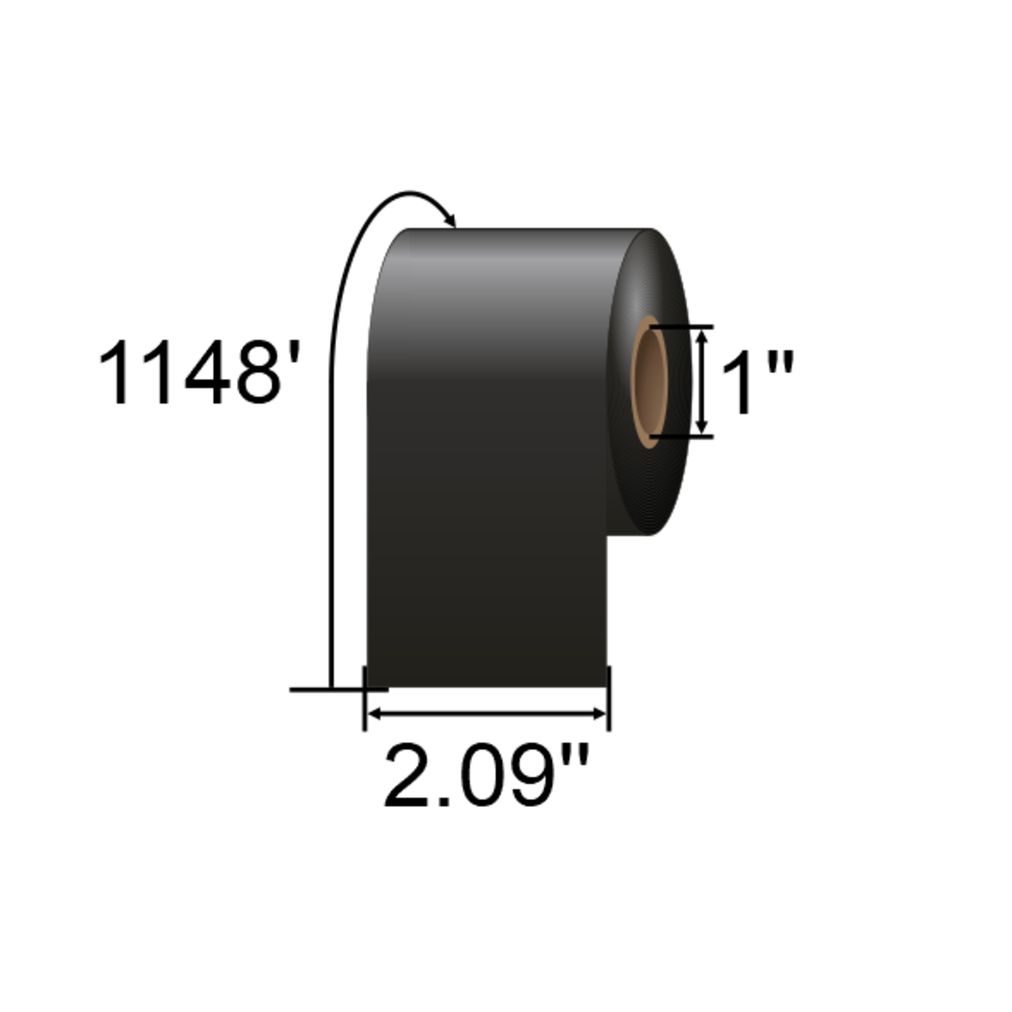 DNP 2.09x1148ft Flexible Packaging Ribbon 18103774