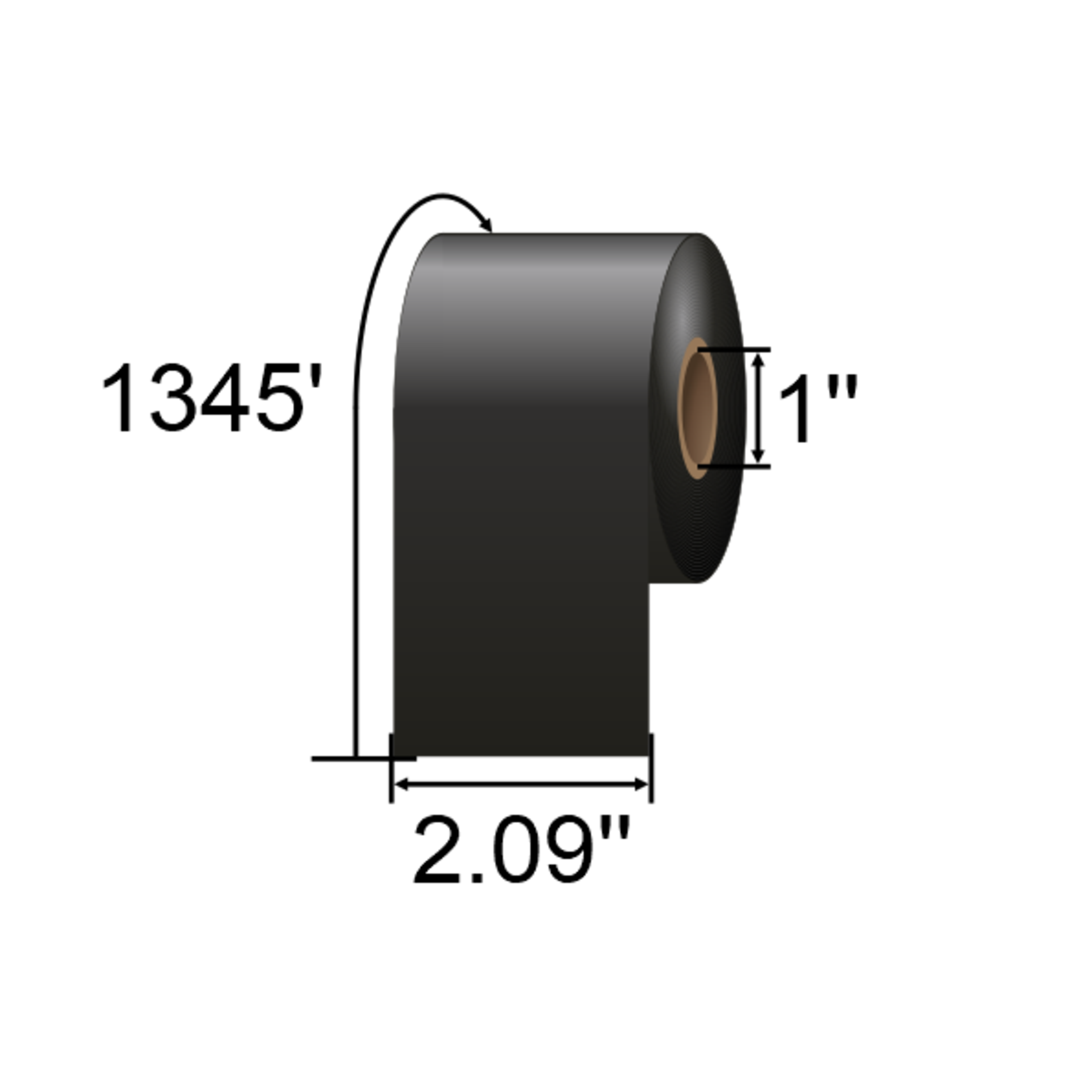 ARMOR-IIMAK 2.09in x 1345ft Premium Wax/Resin Ribbon T84742BAO