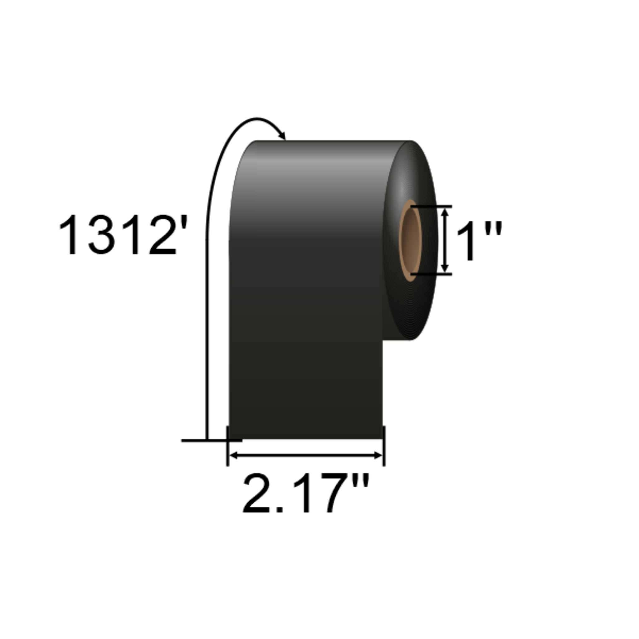 IMP 2.17 x 1312ft Near Edge Wax-Resin Ribbon BEL055400NE
