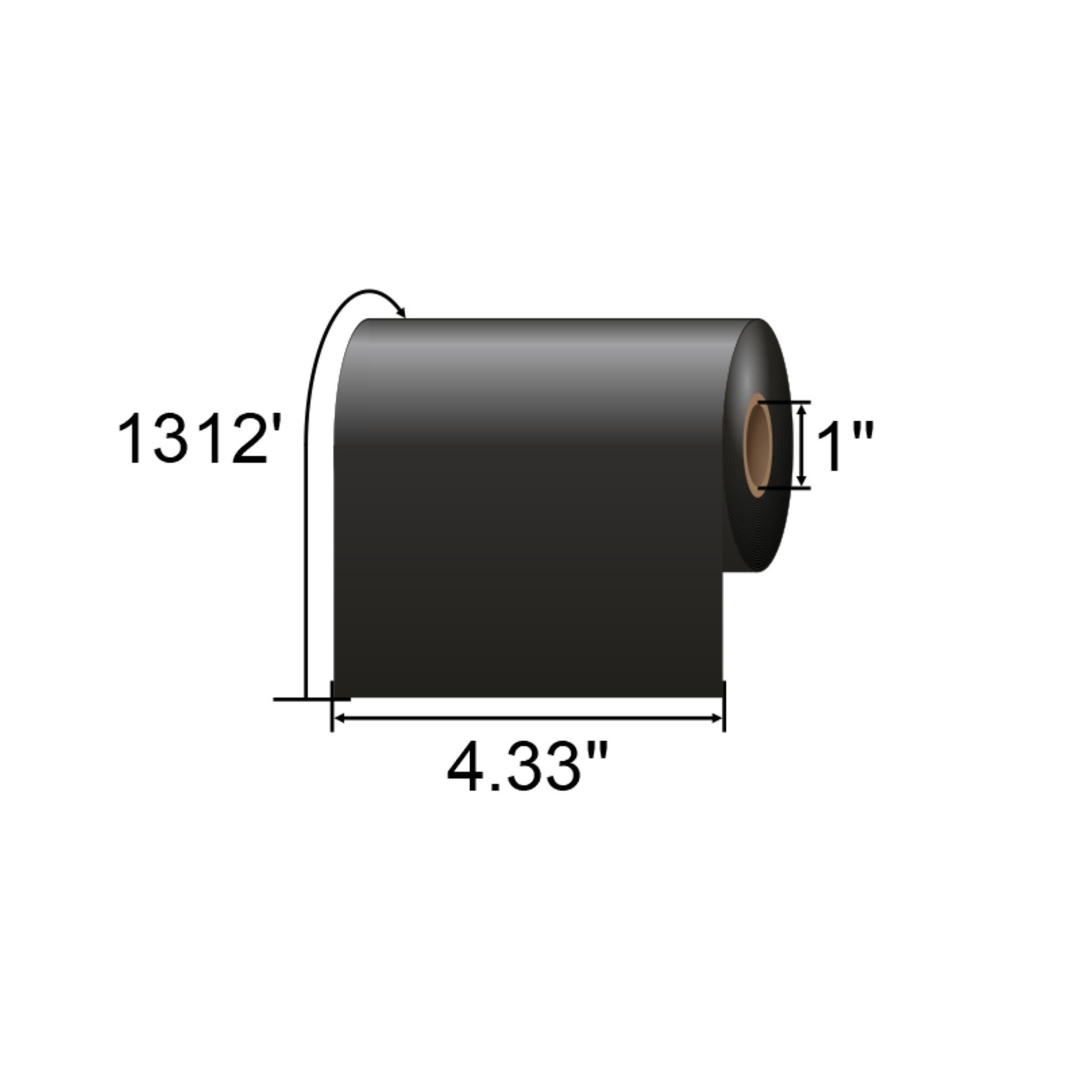 Toshiba Wax Ribbons BSA40110AW6F