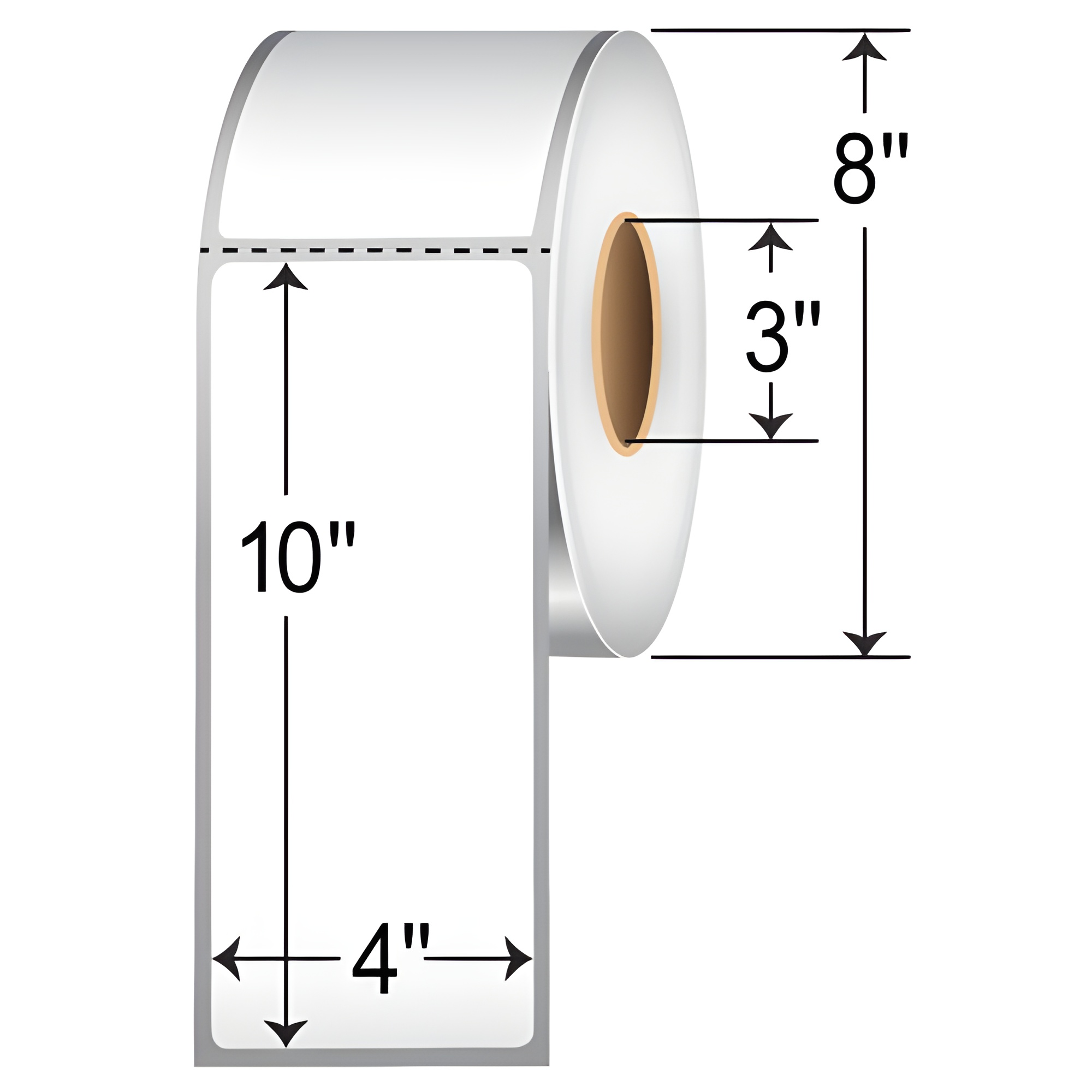 Barcodefactory 4x10  TT Label [Perforated] TH410-1P