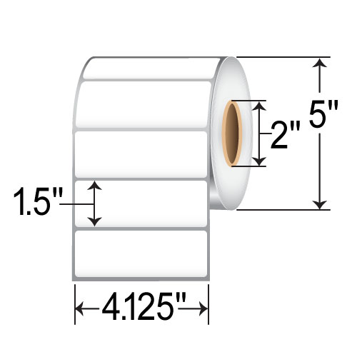 Primera 1.5x7.5 Inkjet Labels [Non-Perforated] 074721-003