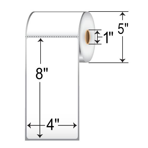 Barcodefactory 4x8  DT Label [Perforated] L-SDU-40801P51