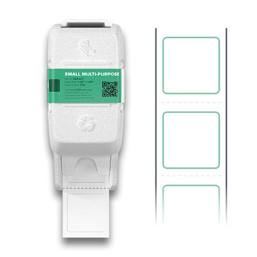 ZSB 1.25 x 1.25 Small Multipurpose Label Cartridge ZSB-LC7