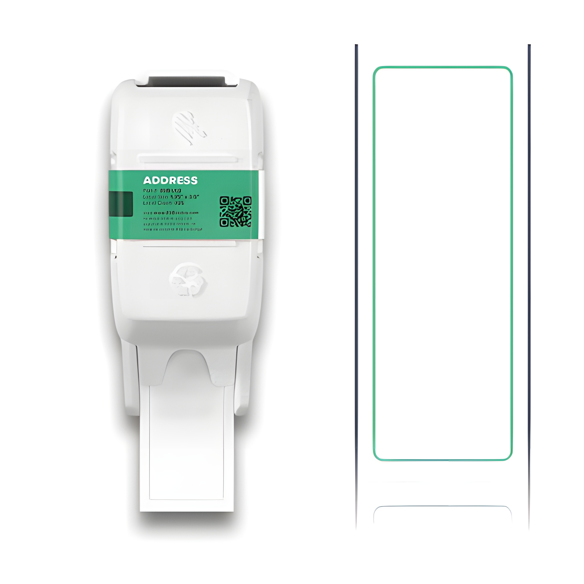 Zebra 1.25x3.5  DT Label [Premium Top Coated, Perforated] ZSB-LC2