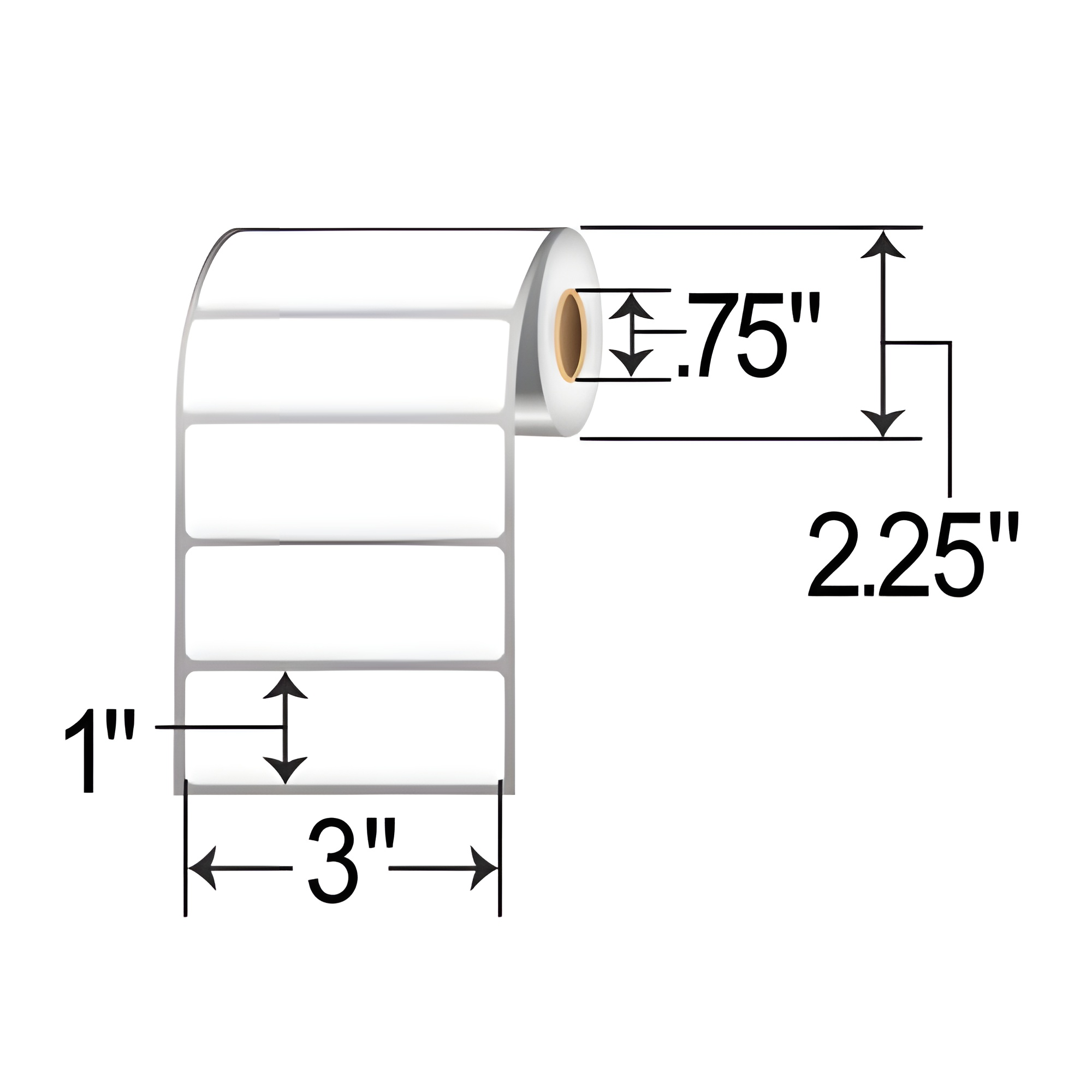 TSC 3x1  DT Label [Premium Top Coated] TSCML-300100-3-03