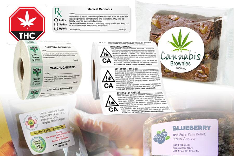 Medical Marijuana Dispensary Labels BarcodeFactory