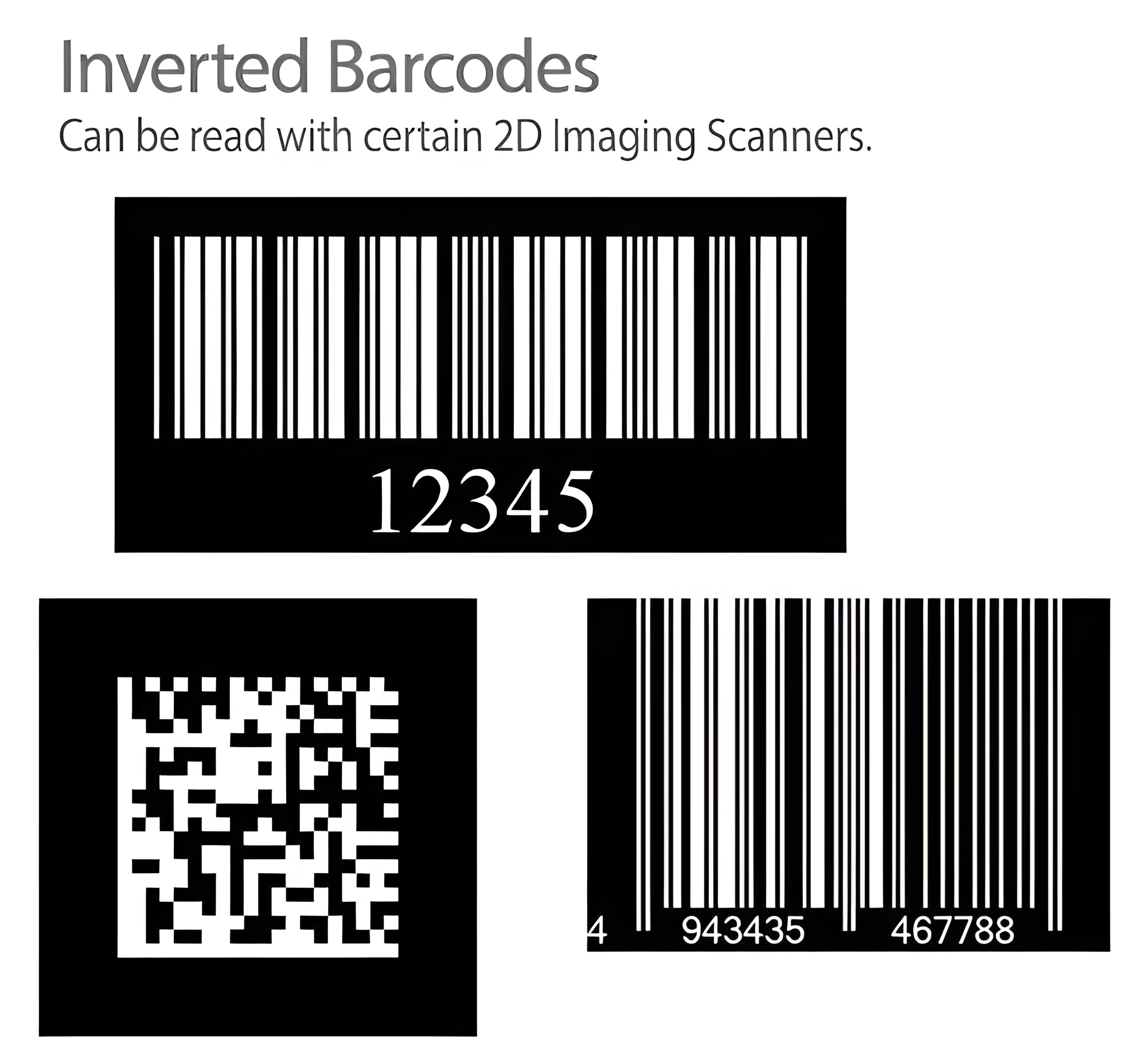 Inverted barcode example