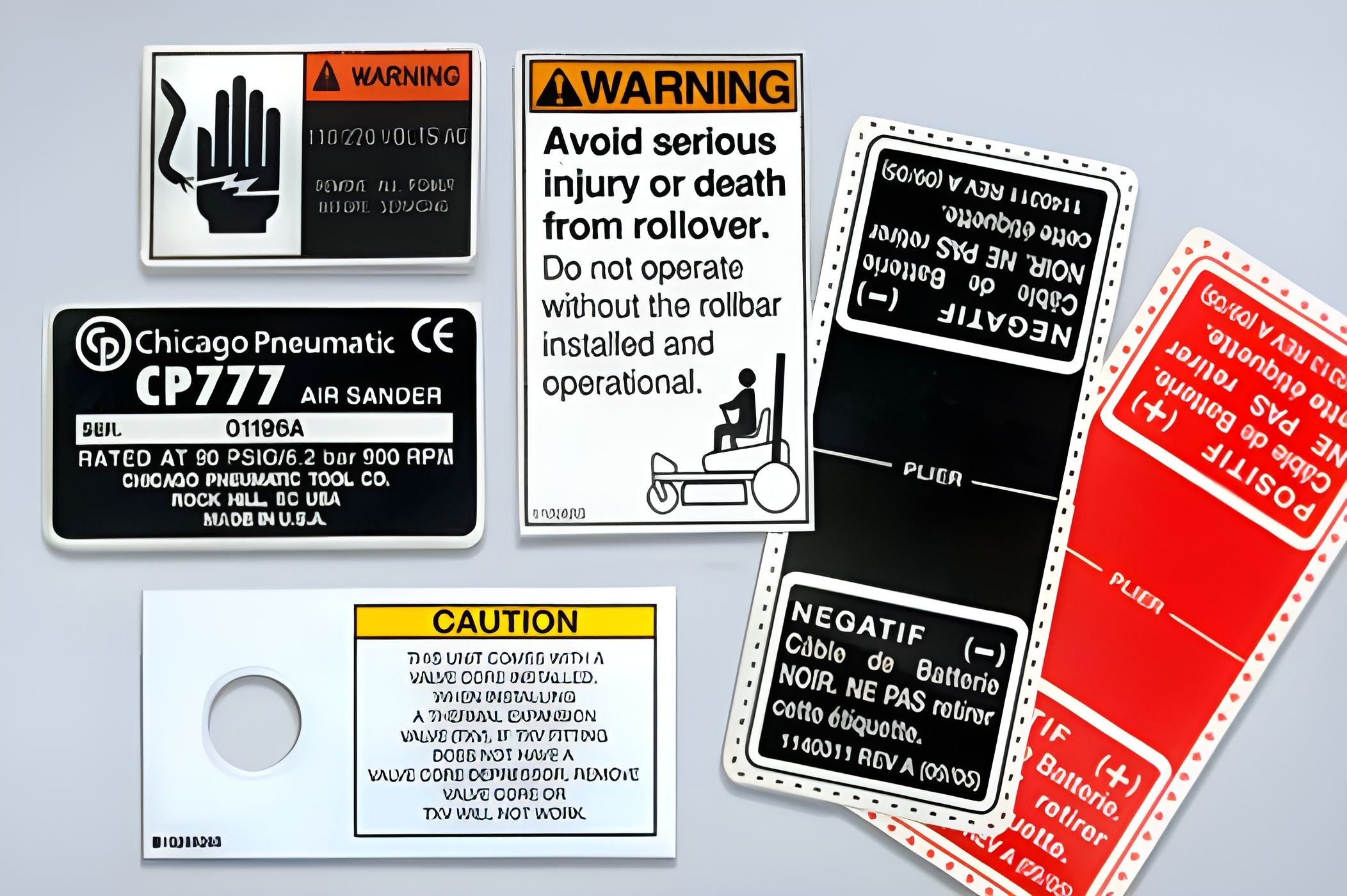 Silk-Screened Labels