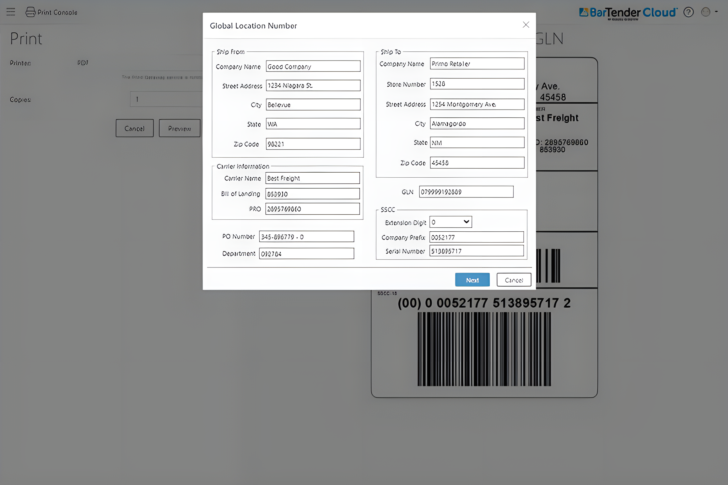 Connect your Data Easily with Bartender Cloud