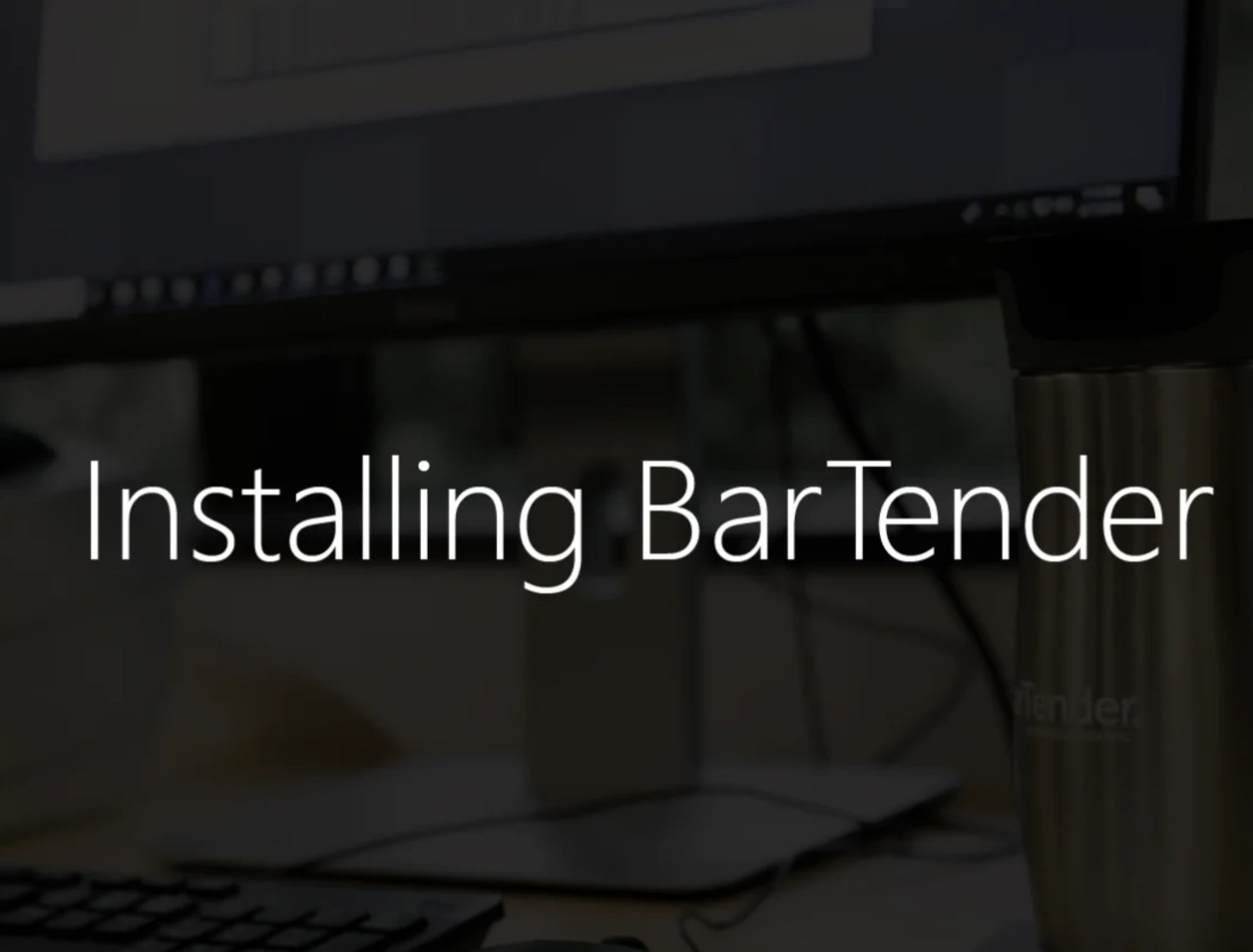 Getting started with BarTender software