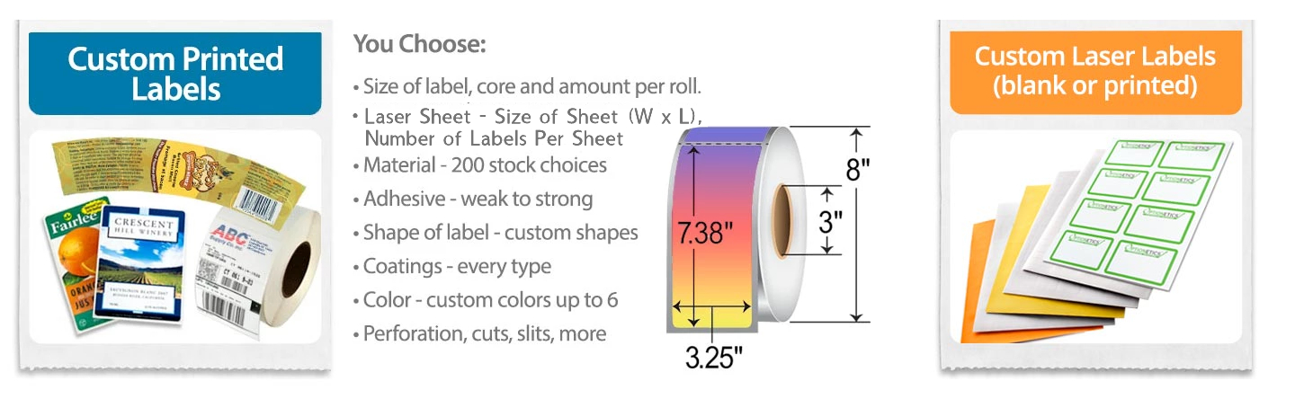 afregning tyk Creed Custom Printed Labels - BarcodeFactory