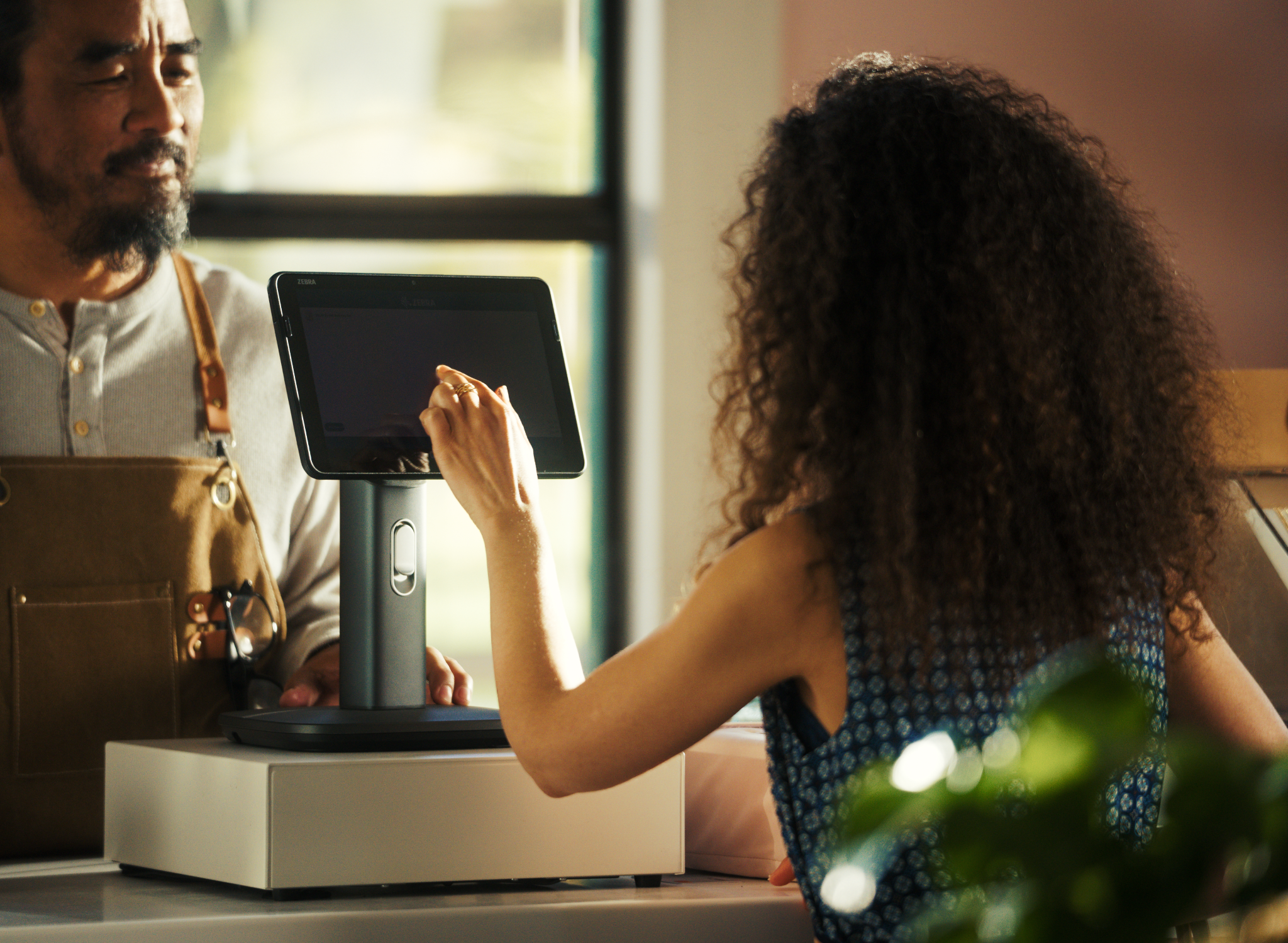 Self-service POS kiosk