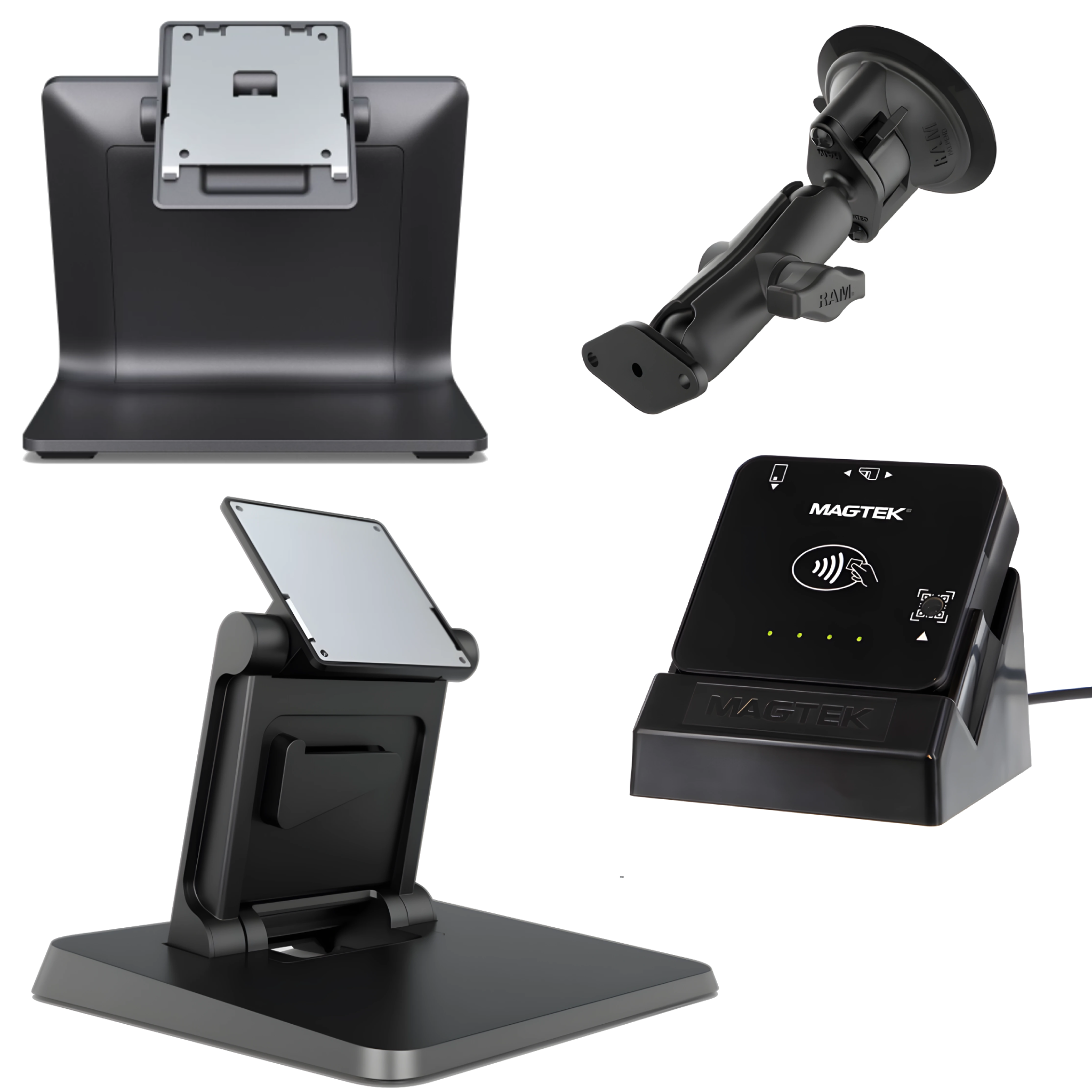 POS stands and mounting accessories