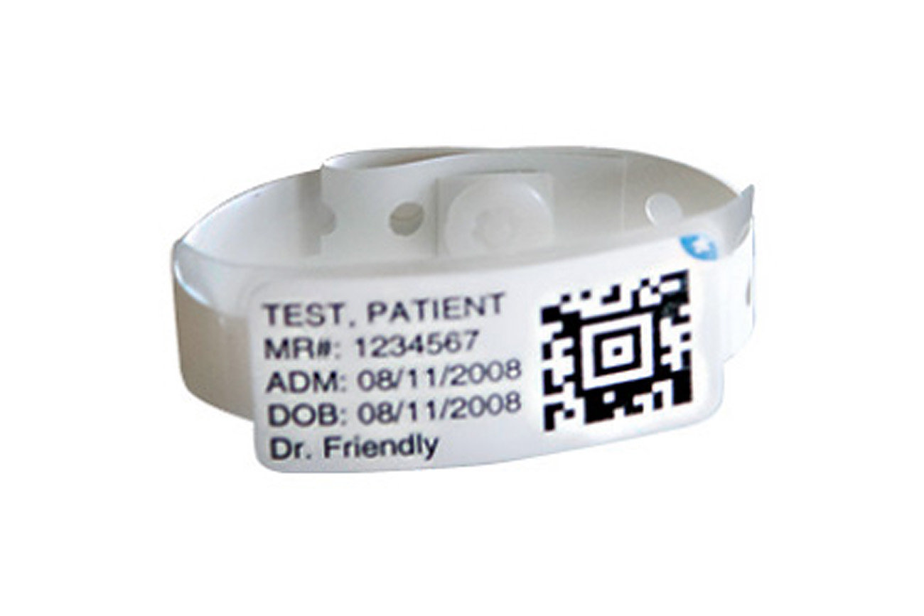 Zebra healthcare vinyl infant wristbands