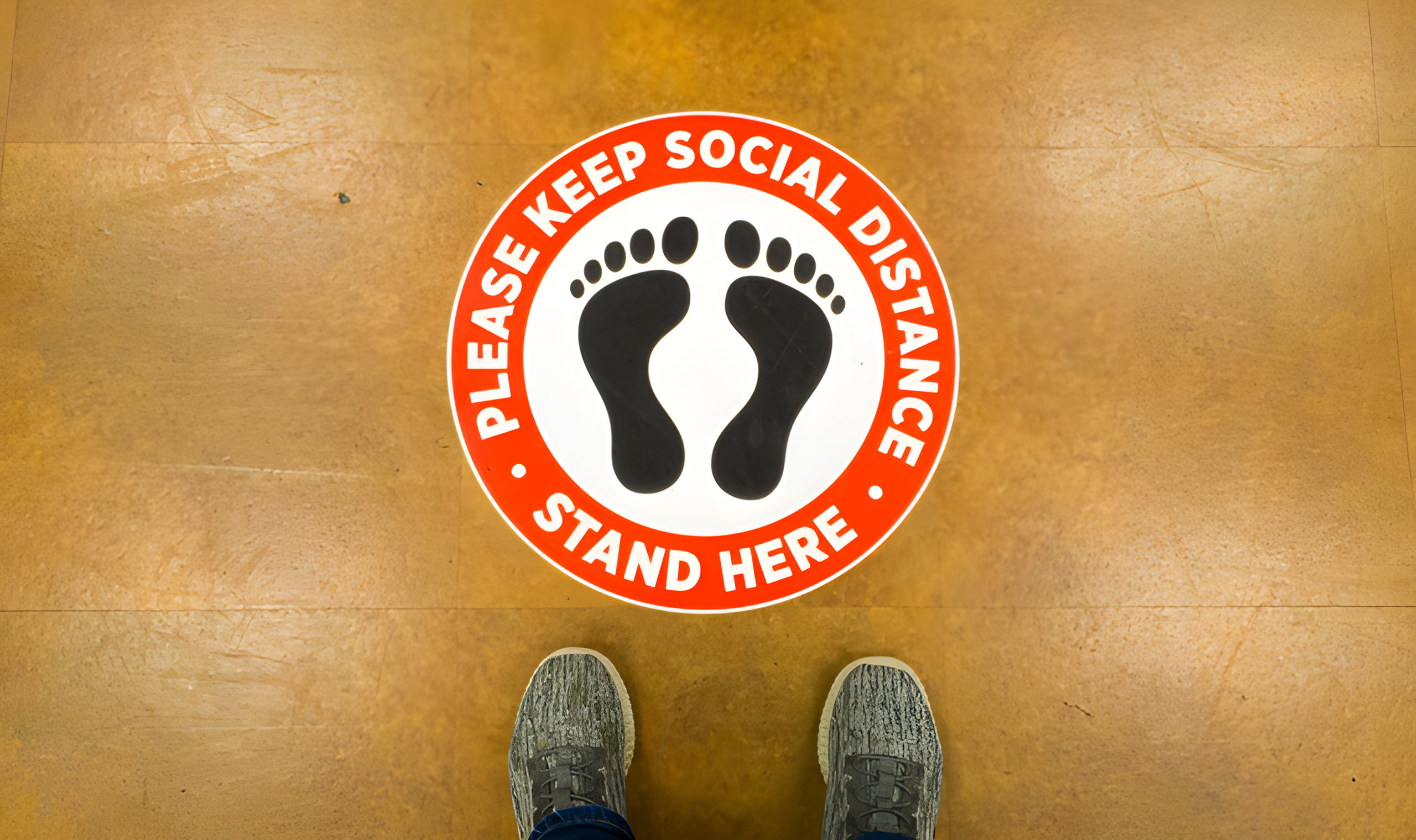 Social Distancing Floor Decals thumbnail