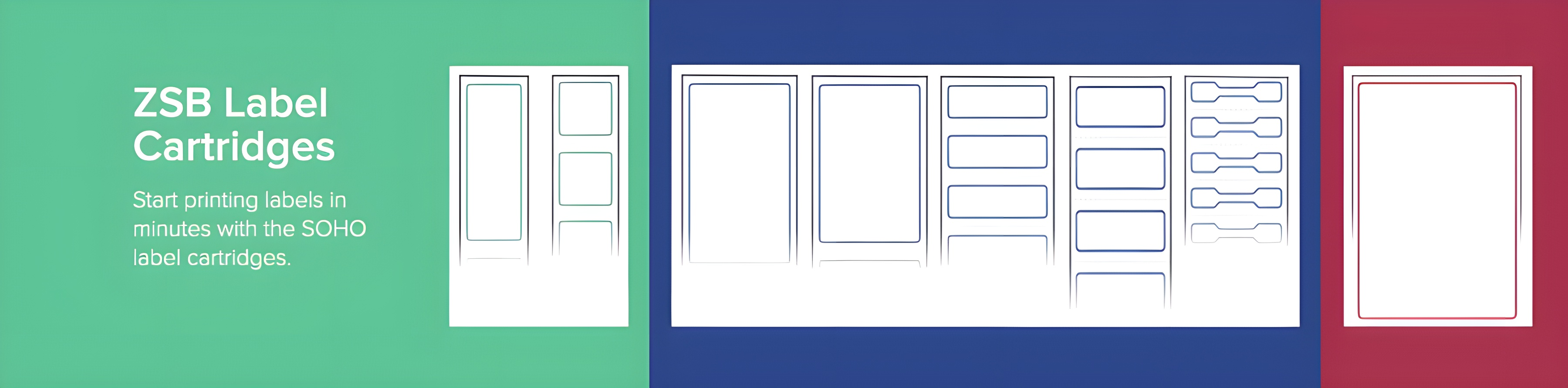 Zebra ZSB Label Cartridges